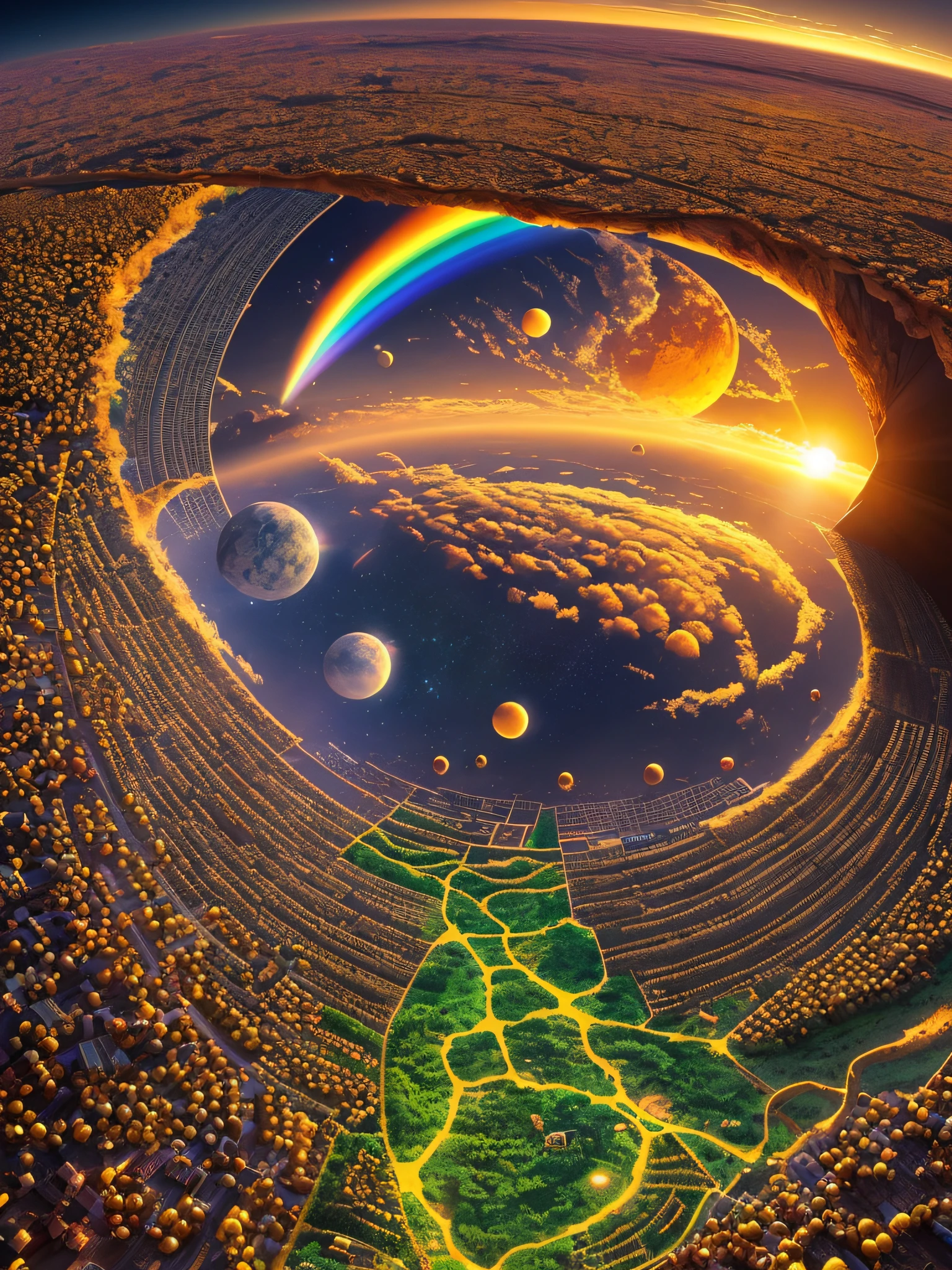 The sun had set far away, and night was falling. But for colony nine, the beautiful world doesn't just exist in sunlight. Equipped with four sensory organs, they can directly perceive all bands of the spectrum, identify the exhaust and gravity fields of living organisms, and thus easily locate and identify. --auto --s2
