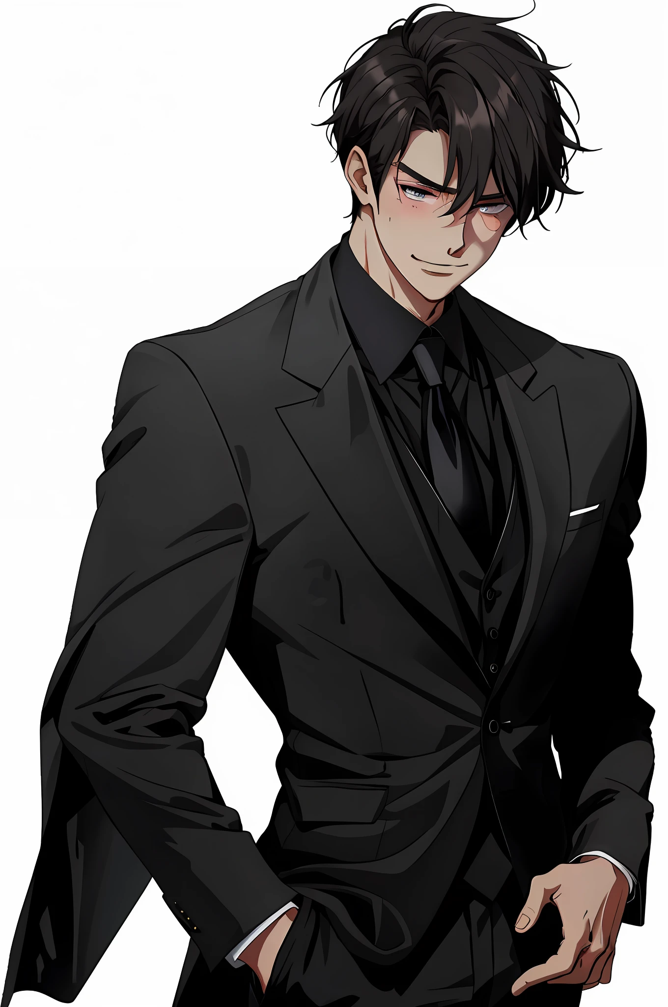 open mouth, smug smirk, smug expression
