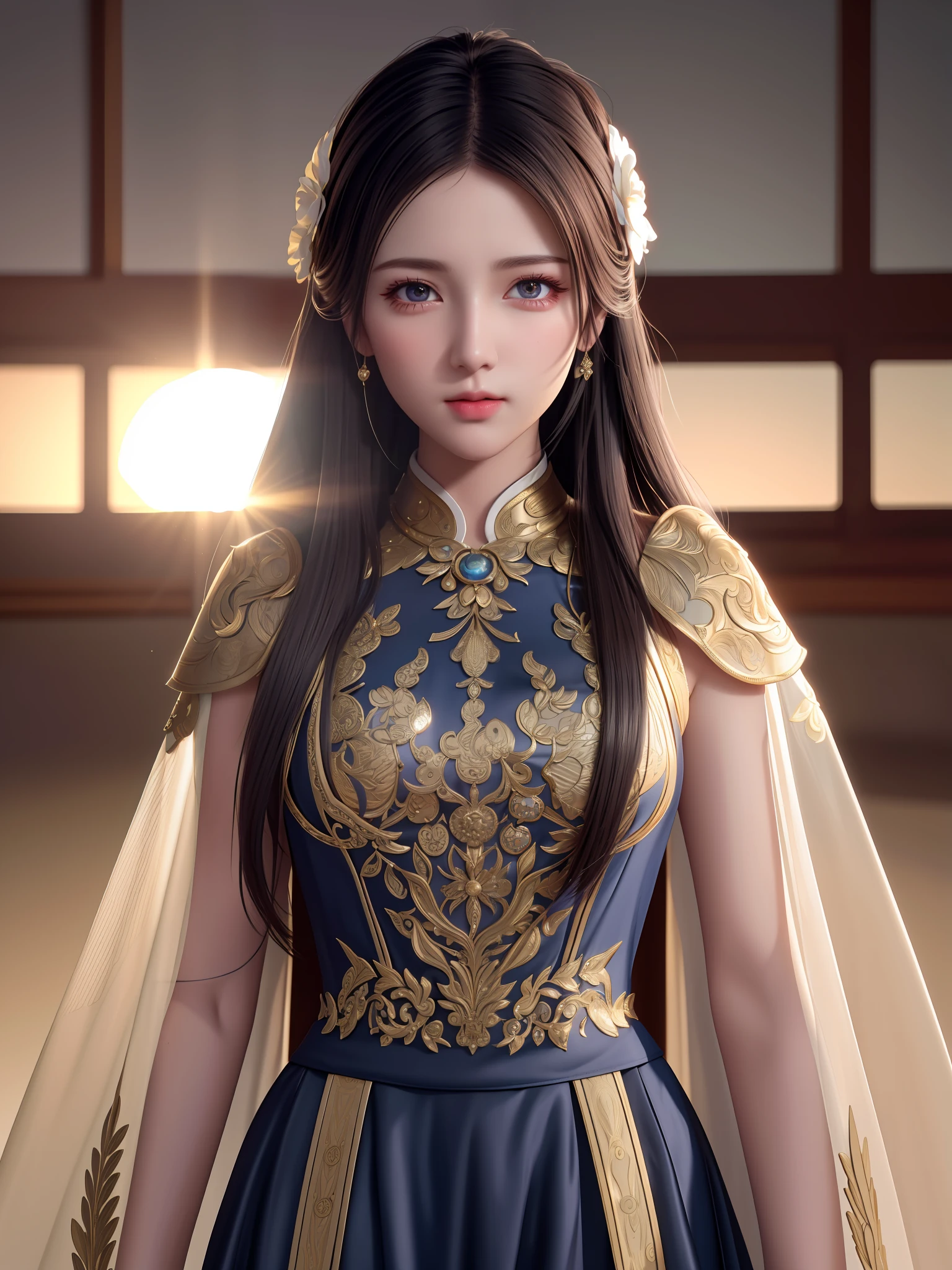 daylight, daylight, full body, cinematic lighting, intricate details, detailed facial features, high detail, clear focus, smooth, aesthetically pleasing, very detailed, (vibrant, dramatic, Tyndall effect, backlight, sharp focus, 8k)