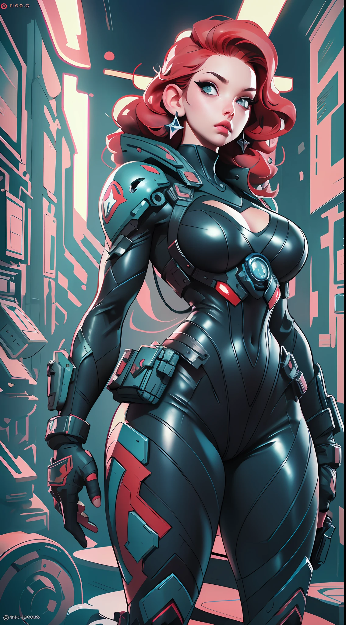 Scarlett Johansson as a black widow from the Marvel universe, super detailed, super detailed black widow costume, high-quality face study, (in an urban environment), full body, super quality for competition, ((black widow costume, superheroine)), (superhero pose: 1.1), (perfect body: 1.1), (short wavy hair: 1.2), whole body, casual pose, beautiful pose, (extremely detailed CG 8k wallpaper), (extremely delicate and beautiful),  (masterpiece), (best quality: 1.0), (ultra high resolution: 1.0), beautiful lighting, perfect lighting, realistic shadows, [high resolution], detailed skin, super detailed (((colorful))), Digital art, Metal Gear Solid concept art, Full Body concept art, Expert concept art with high detail, Concept art such as Ernest Halimov, FPS game concept art, Concept art, Craig Mullins style, Video game concept art, 8k