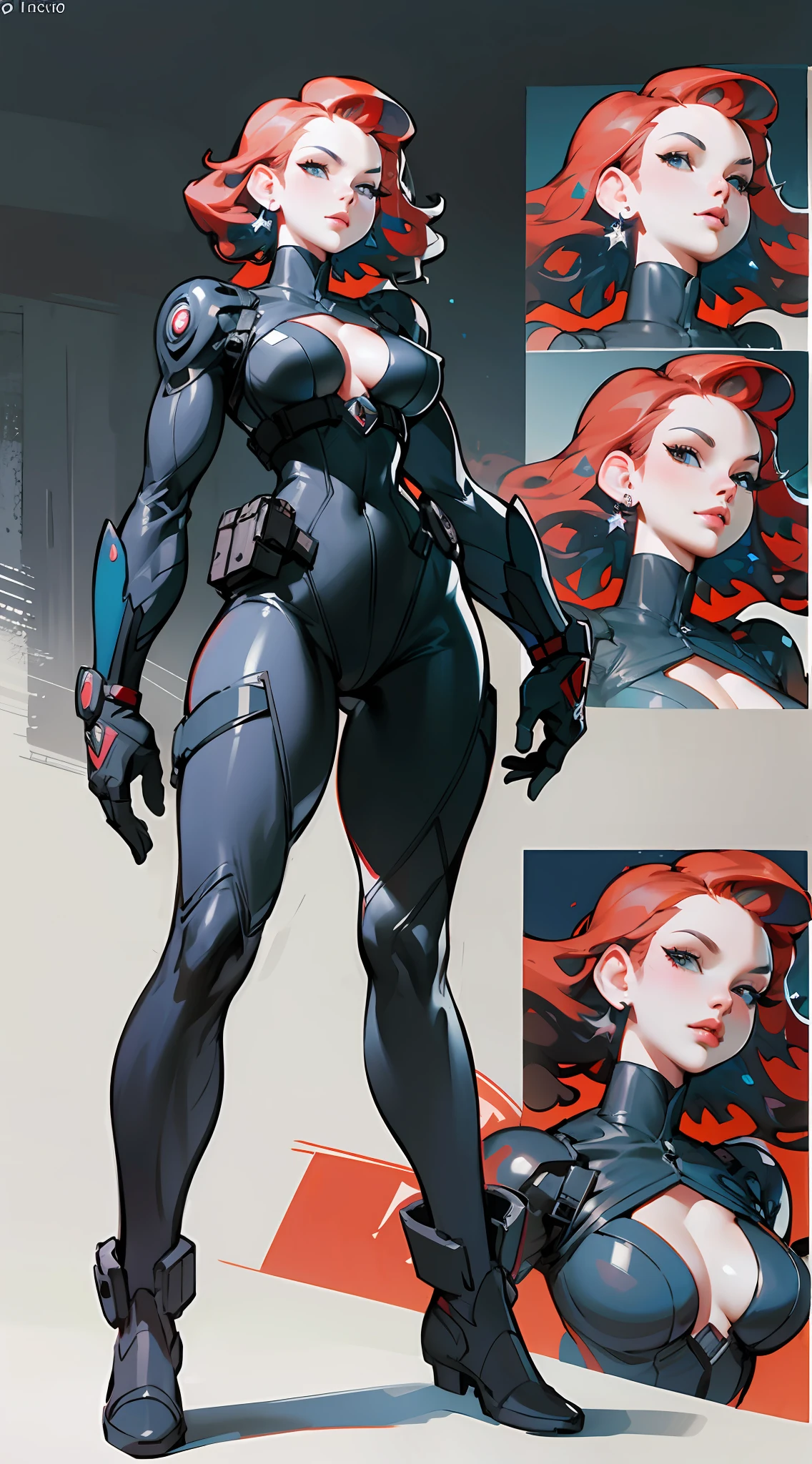 Scarlett Johansson as a black widow from the Marvel universe, super detailed, super detailed black widow costume, high-quality face study, (in an urban environment), full body, super quality for competition, ((black widow costume, superheroine)), (superhero pose: 1.1), (perfect body: 1.1), (short wavy hair: 1.2), whole body, casual pose, beautiful pose, (extremely detailed CG 8k wallpaper), (extremely delicate and beautiful),  (masterpiece), (best quality: 1.0), (ultra high resolution: 1.0), beautiful lighting, perfect lighting, realistic shadows, [high resolution], detailed skin, super detailed (((colorful))), Digital art, Metal Gear Solid concept art, Full Body concept art, Expert concept art with high detail, Concept art such as Ernest Halimov, FPS game concept art, Concept art, Craig Mullins style, Video game concept art, 8k