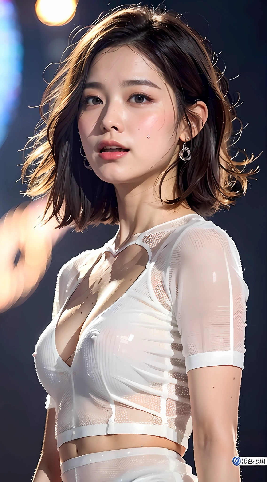 Sweaty body: 2.0, ecstatic expression, sheer nipple shape: 2.0, sheer nipple color: 2.0