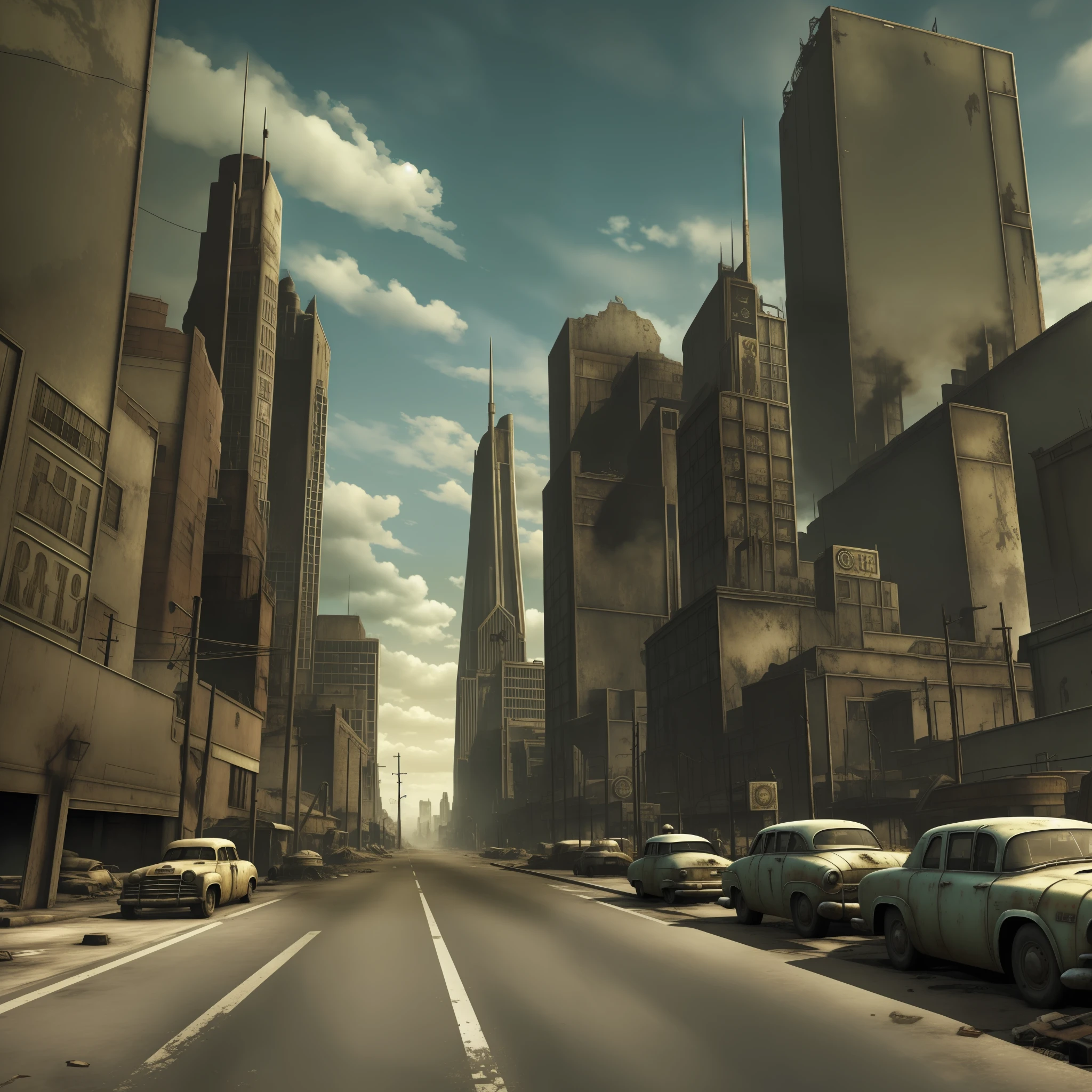 fallout 3, cityscape