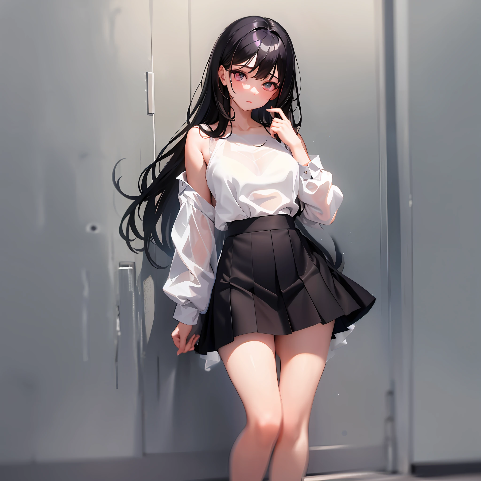 Transparent white clothes