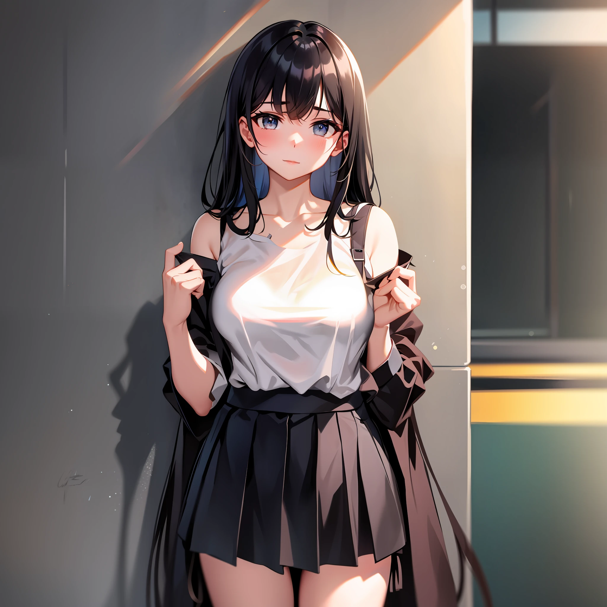 Clear white shirt