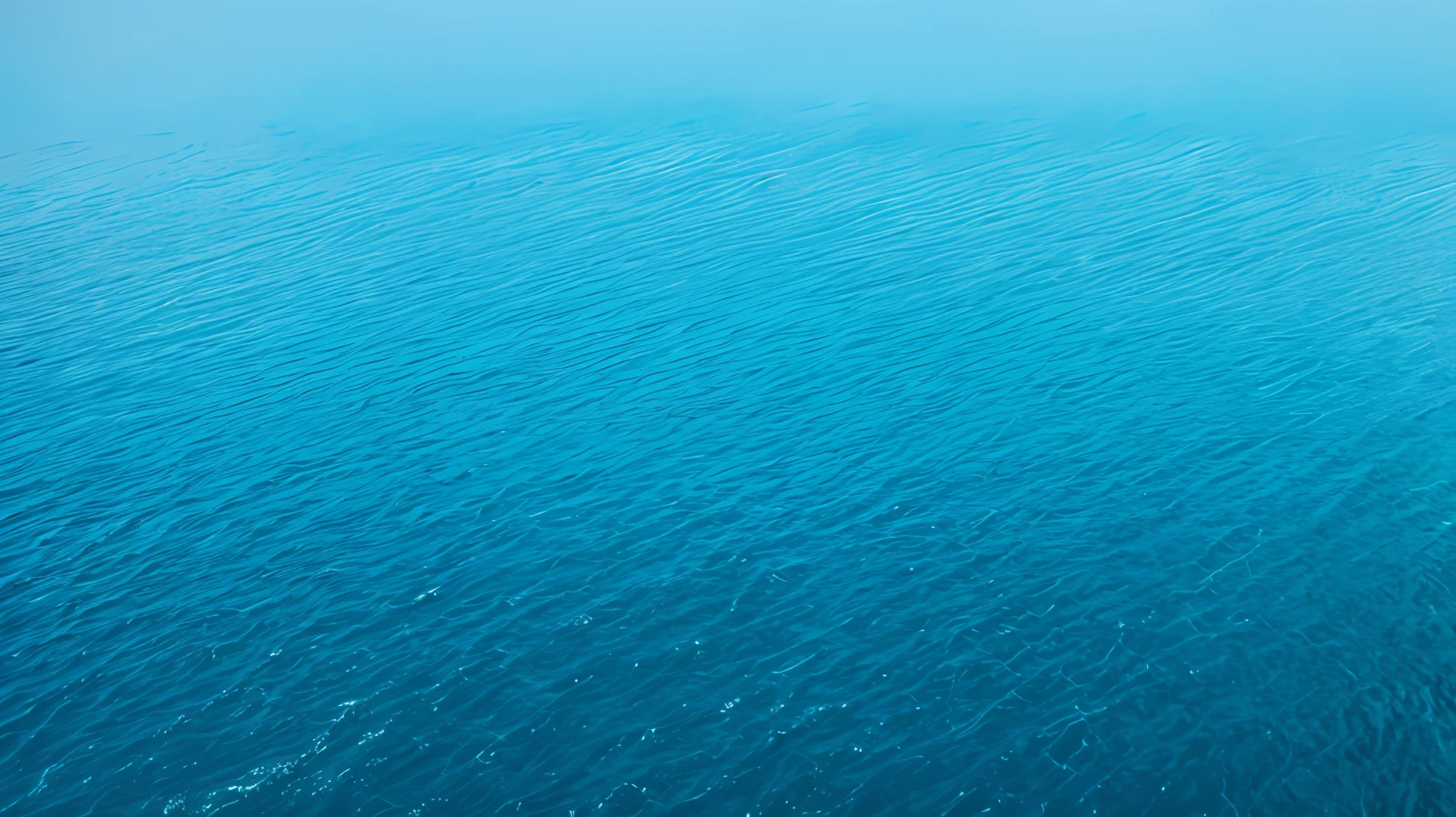 Ocean surface replacing the sky