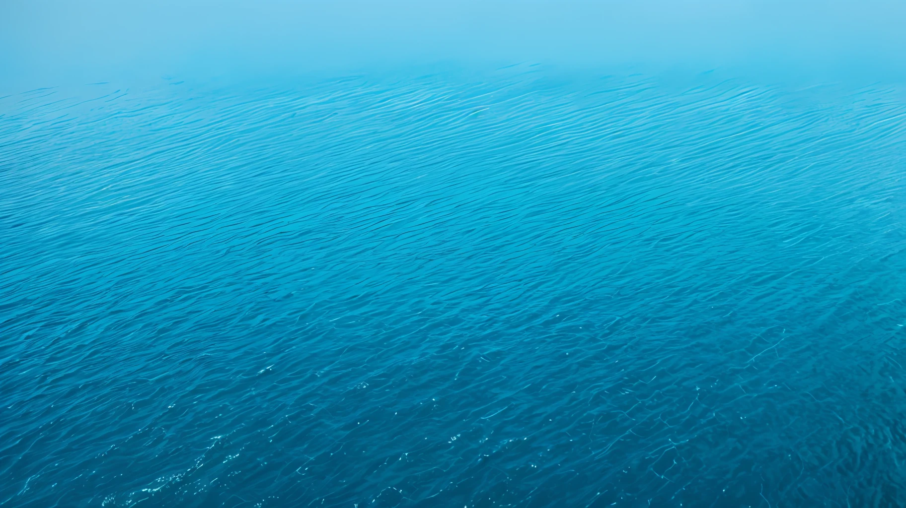Ocean surface replacing the sky
