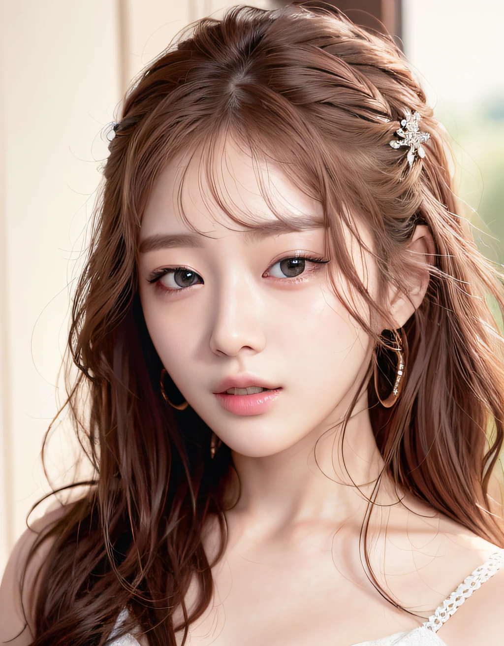 masterpiece, highres, 4k, 8k, highquality, 1girl, beautiful girl, korean, (jiyeon2:0.8), portrait