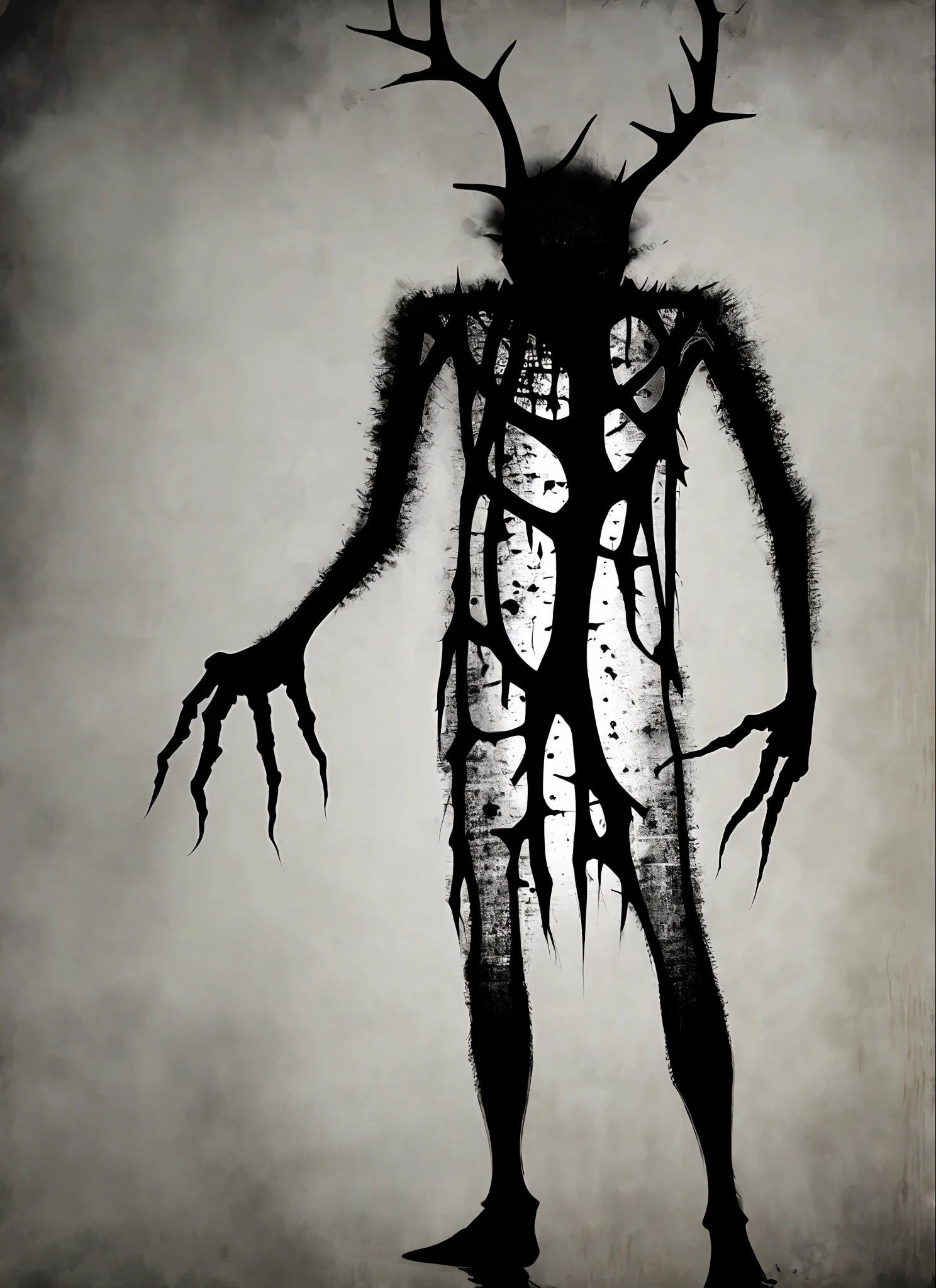 image of creepy creature silhouette