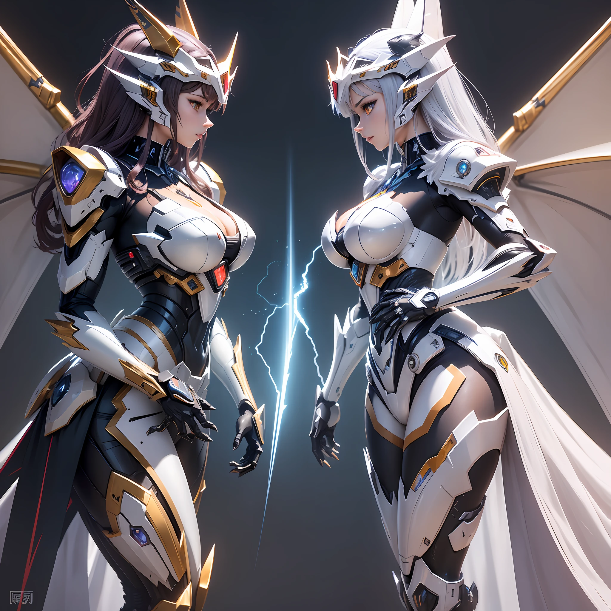 (Mecha Dragon: 1.5) Delicate and delicate, with broad wings and sharp claws, it perfectly presents a futuristic visual effect. The overall height and power, super maneuverability, and (Dragon Girl: 0.92) Gorgeous carvings that combine fashion and technology, showing the eye-catching features of the mecha dragon. "