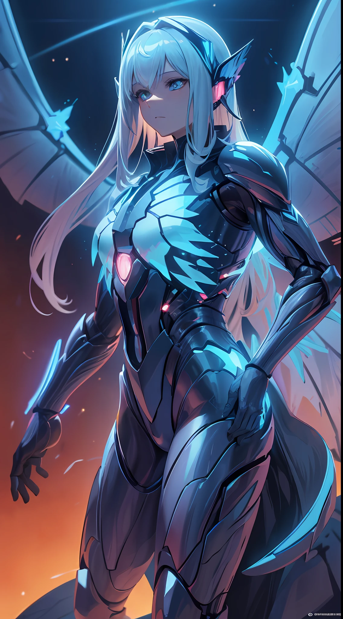 sc3pt4, man, close up, half transparent wings, luminiscent, bioluminisence, scifi, cool, 8k, super detail, ccurate, best quality, high quality, highres, high details, anatomically correct, masterpiece
