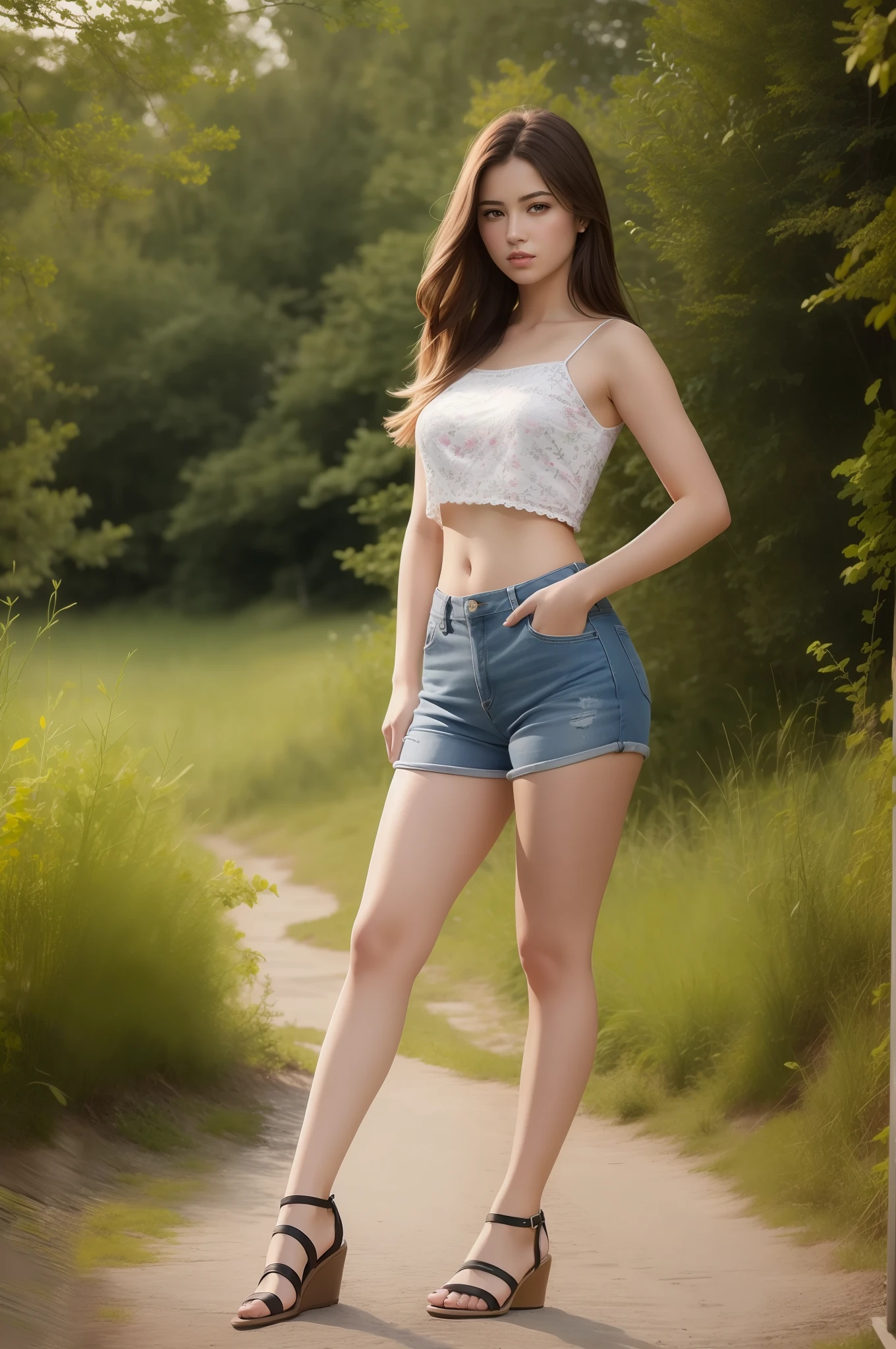 best quality, ultra high res, (photorealistic:1.4), 1girl, masterpiece, outdoors, full body,