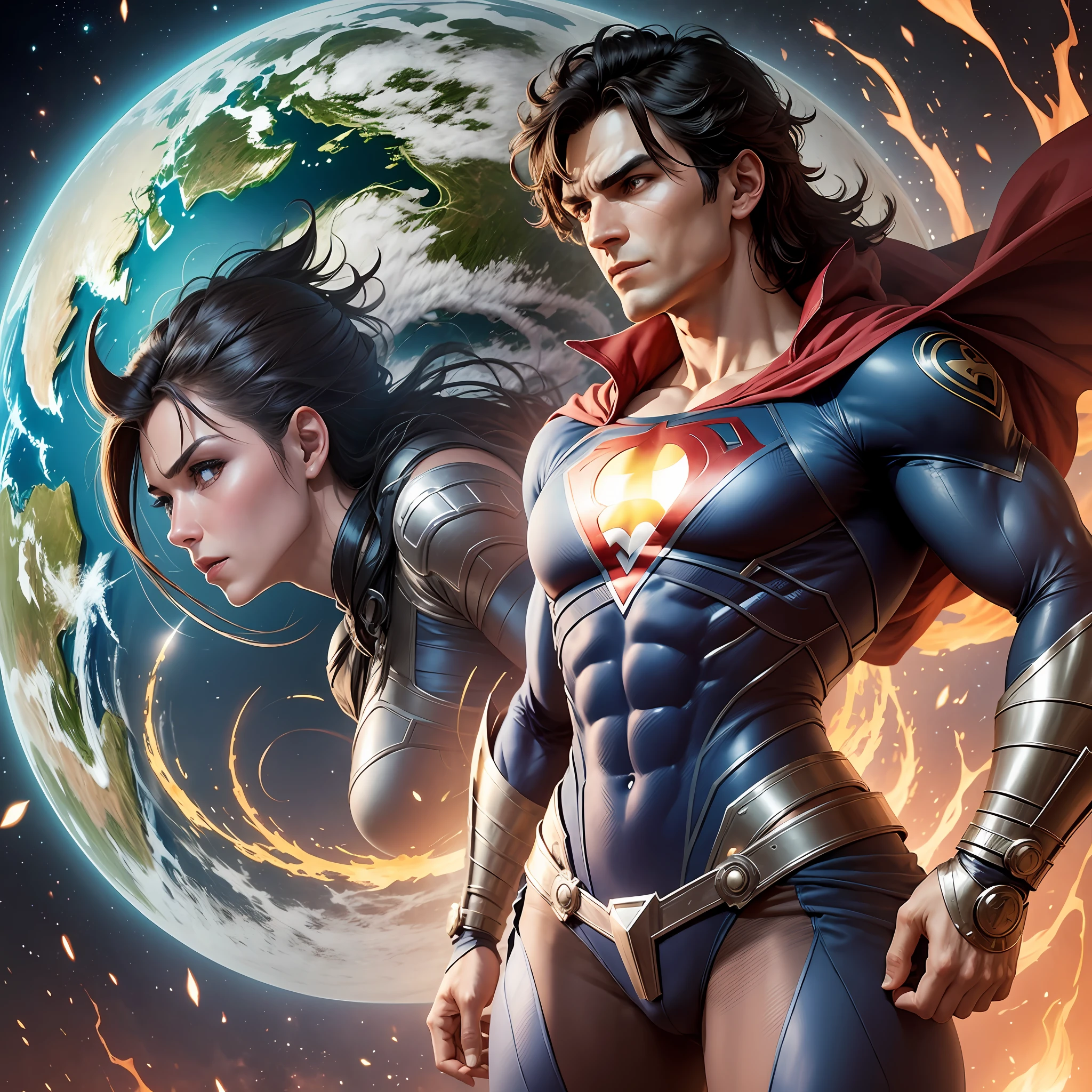 Create a superhero who can save earth --auto --s2