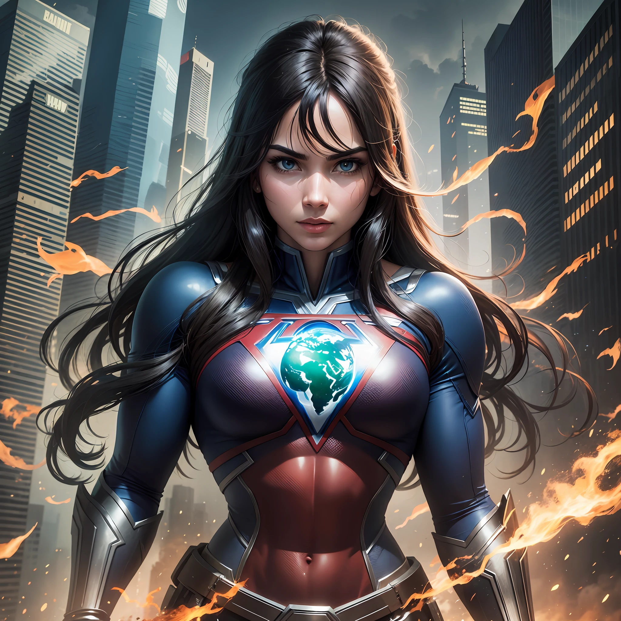 Create a superhero who can save earth --auto --s2