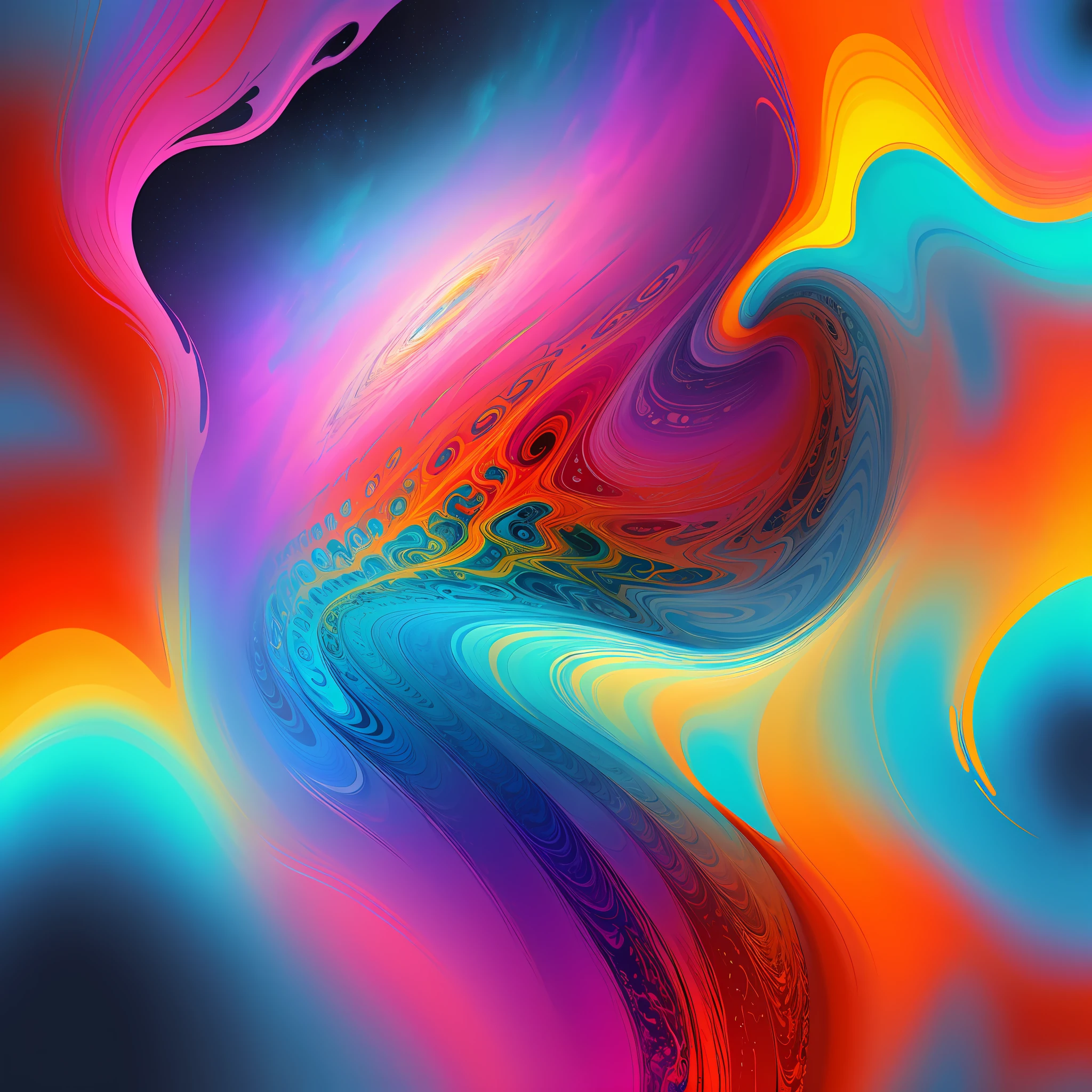 High quality, 8k, colorful, abstract psychedelic cloud, full of artistry, midjourney art, masterpiece, flat style, modern fashion, illustrator production