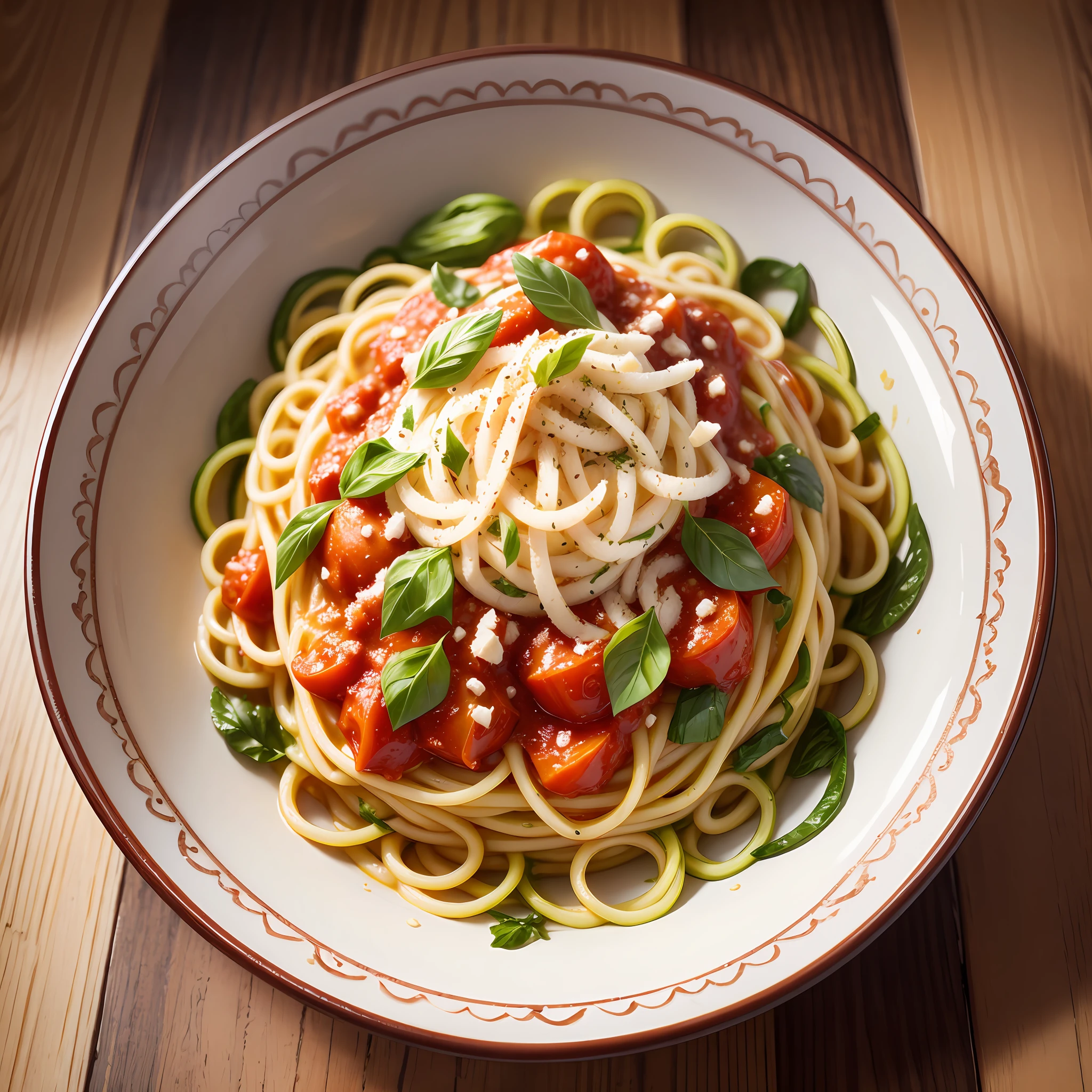 Courgette Spaghetti with Tomato Sauce --auto --s2