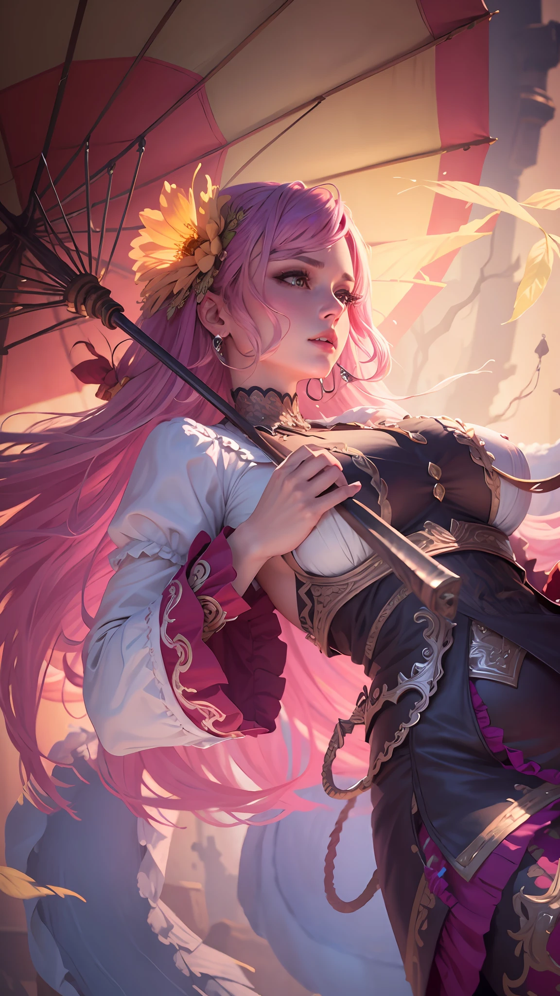 Best quality, masterpiece (large breasts), detailed skin texture, detailed cloth texture, detailed face, super detail, 8k, intricate detail, 1girl, outfit detailed