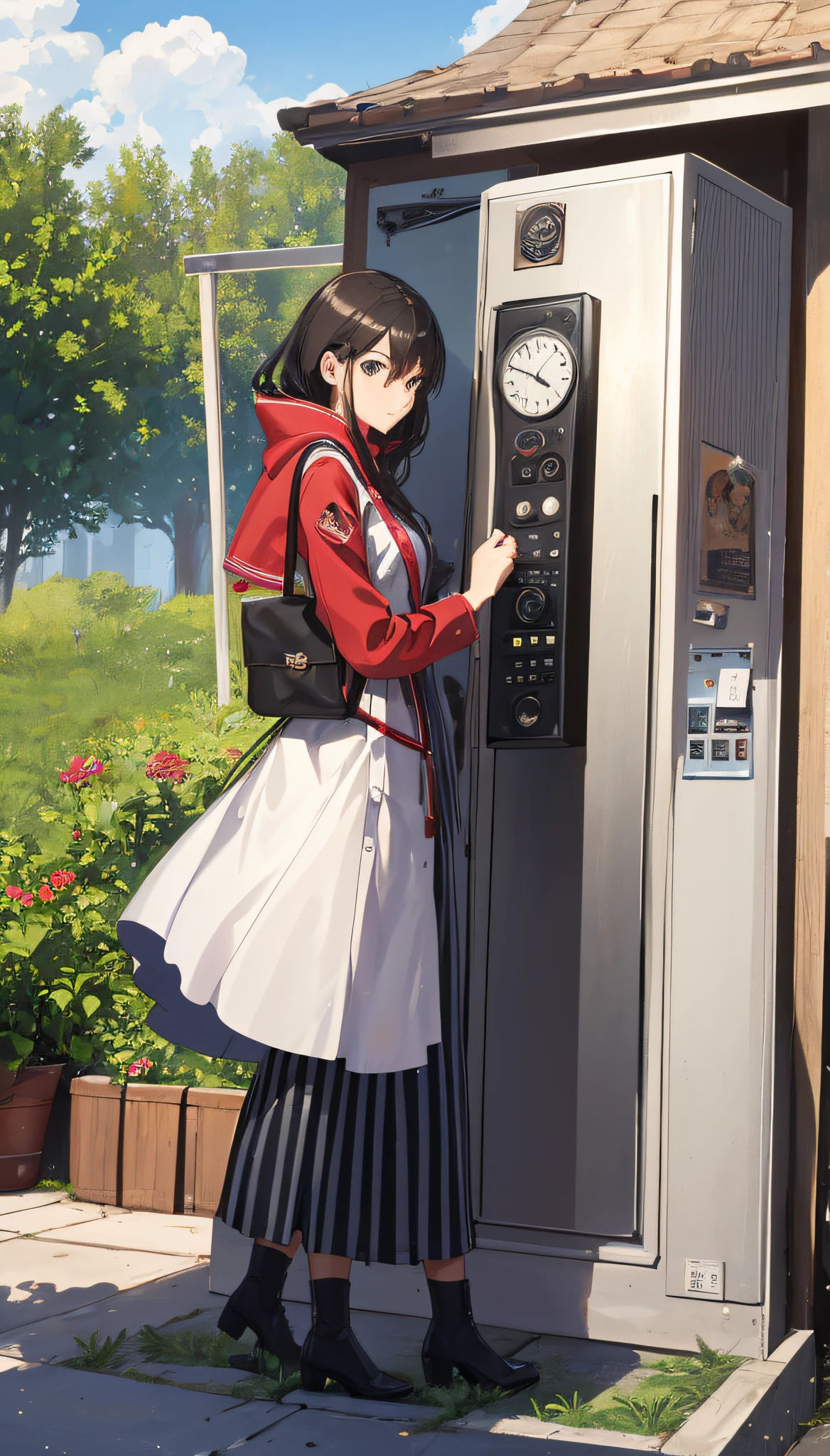 I didn't give up, painstakingly researched, and researched out the time machine
But I didn't tell anyone, so I secretly used a time machine to go back in time, hack into the country's security system, and create another identity for myself