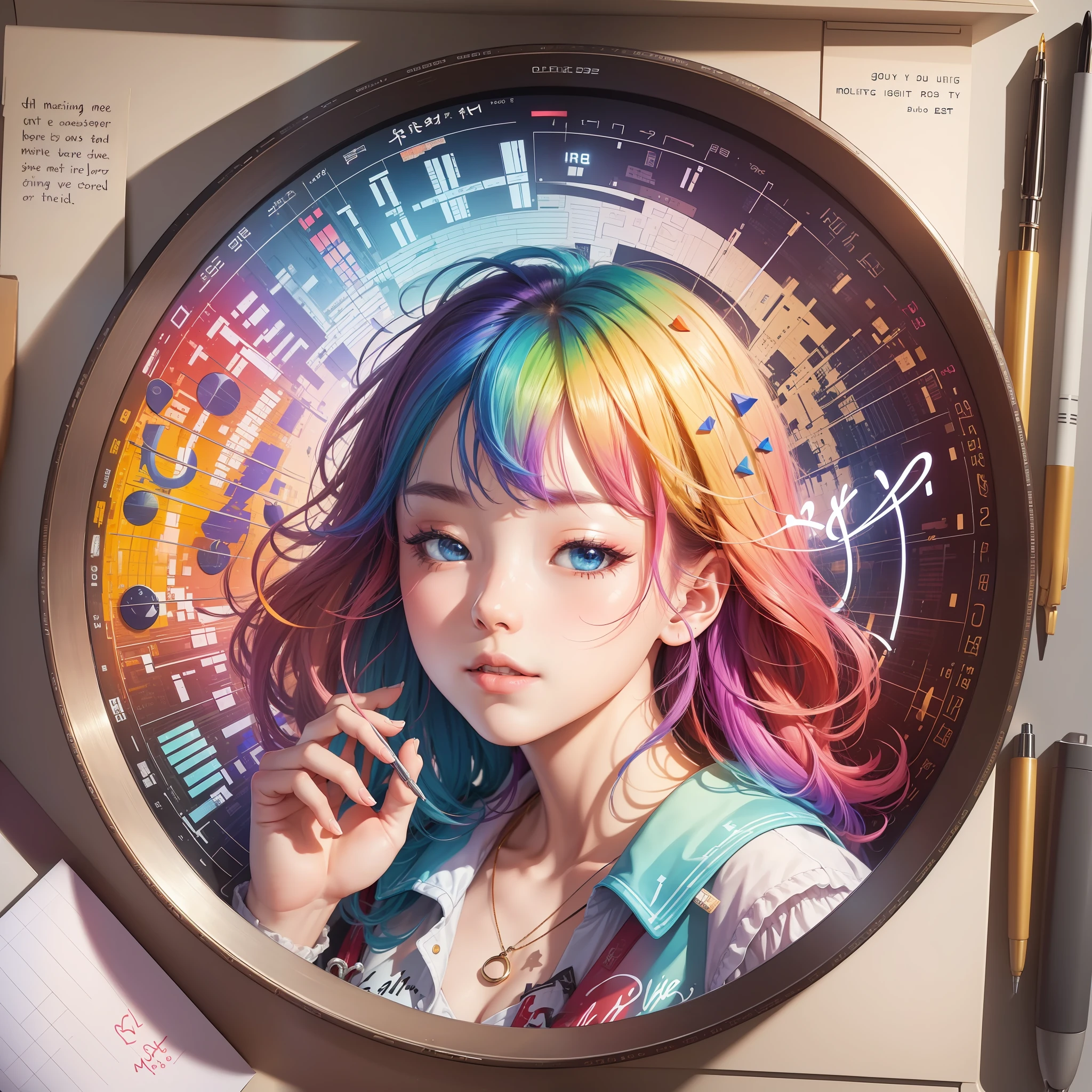 ((high quality)), ((masterpiece)), 8k, write phrase "Good morning!", colorful, writing, digital art, large letters, --auto --s2