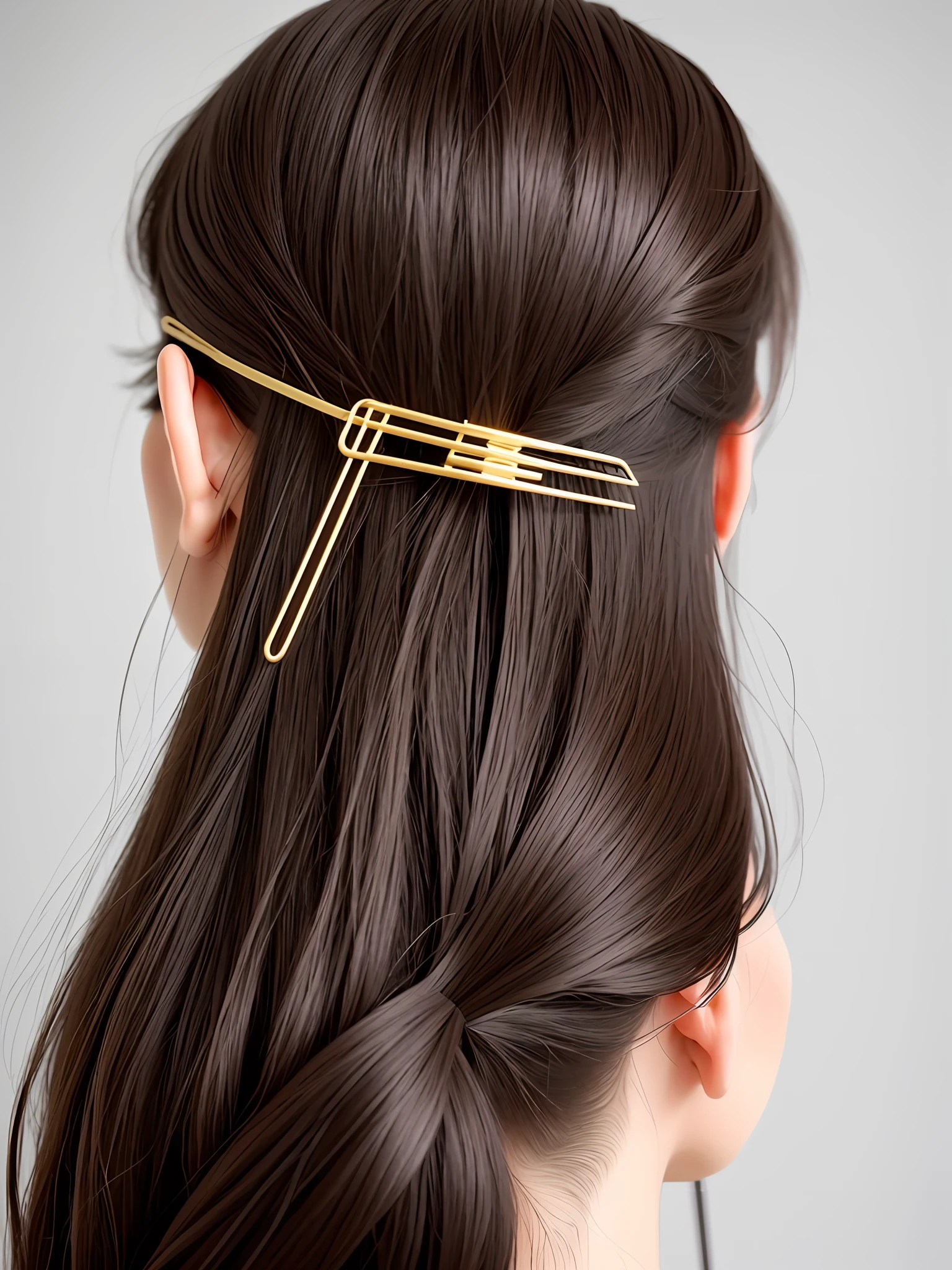 Help me design a hairpin in a simple and stylish style