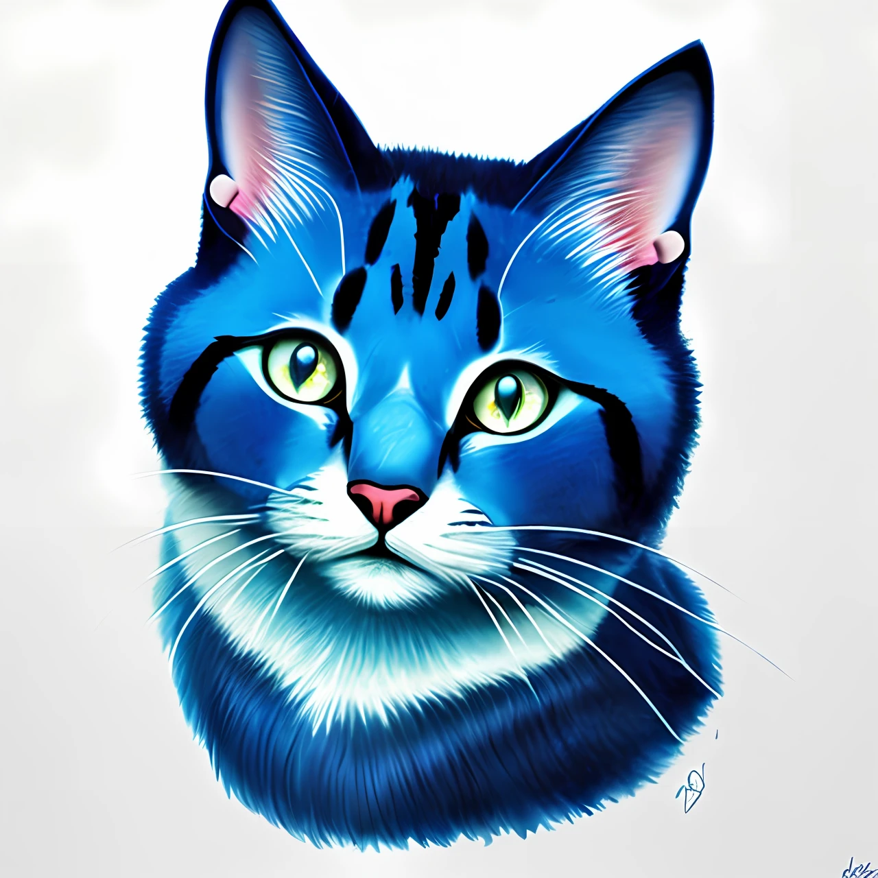 blue cat