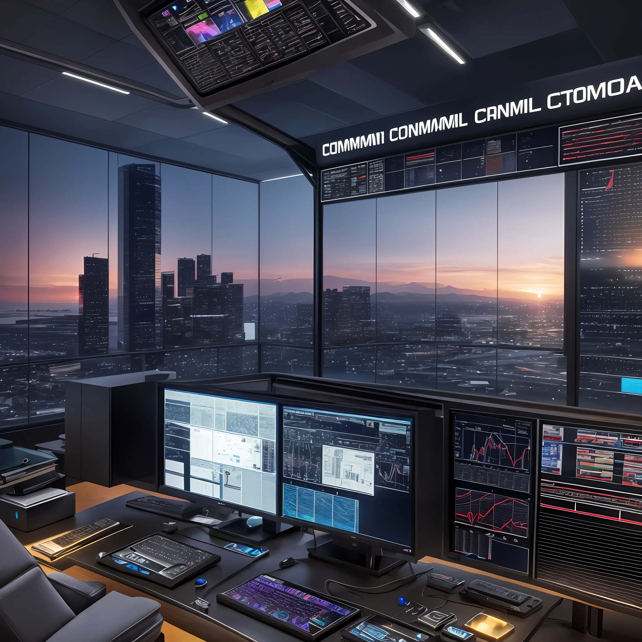 Ultra-realistic command center
