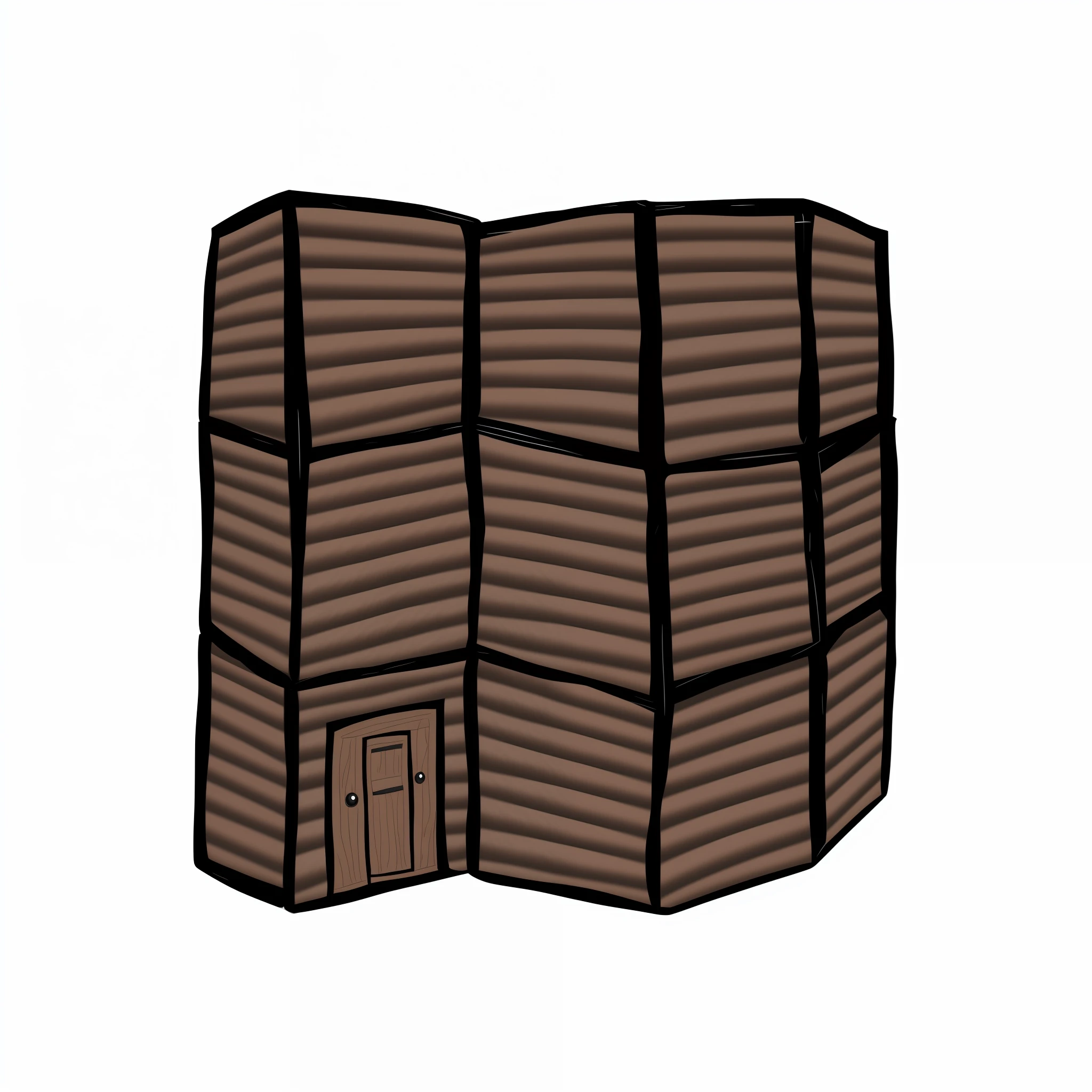 variants in cartoon format, leave asymmetrical