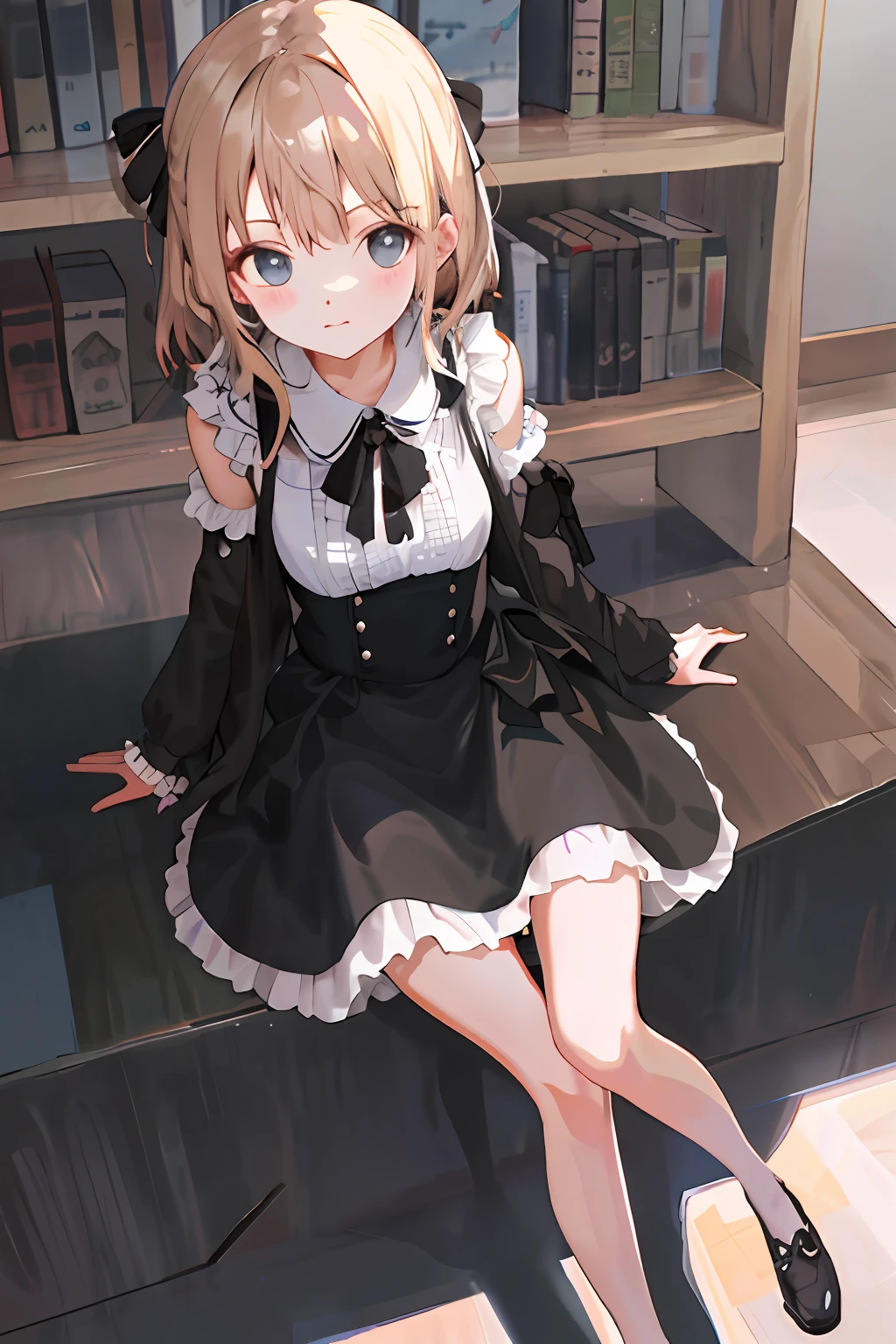 Black silk loli