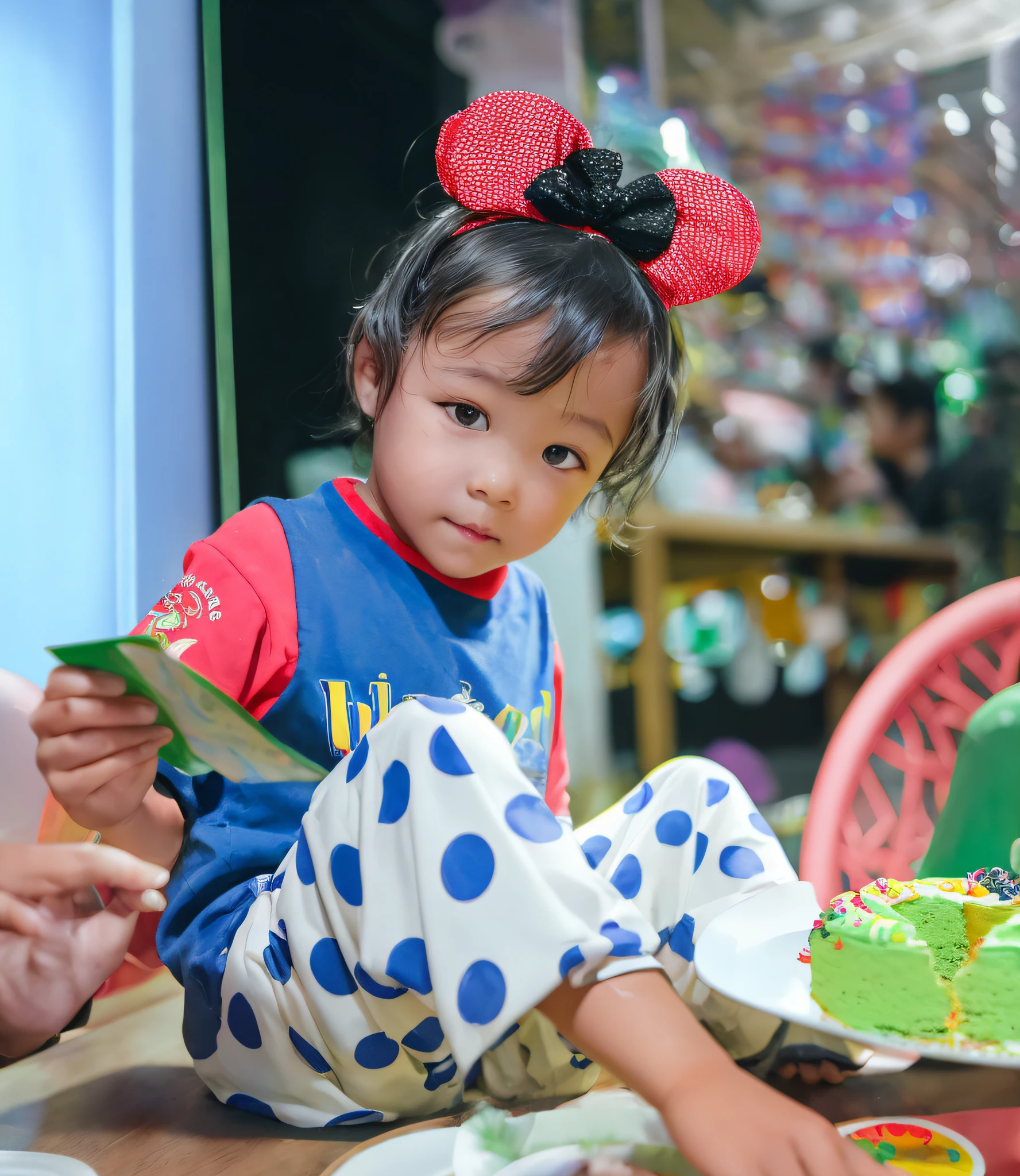 there is a sitting at a table with a cake, shot on canon eos r5, shot on canon eos r 5, shot on nikon z9, shot on sony a 7 iii, kid, portrait shot, captured on canon eos r 6, photo taken with nikon d750, photo taken with nikon d 7 5 0