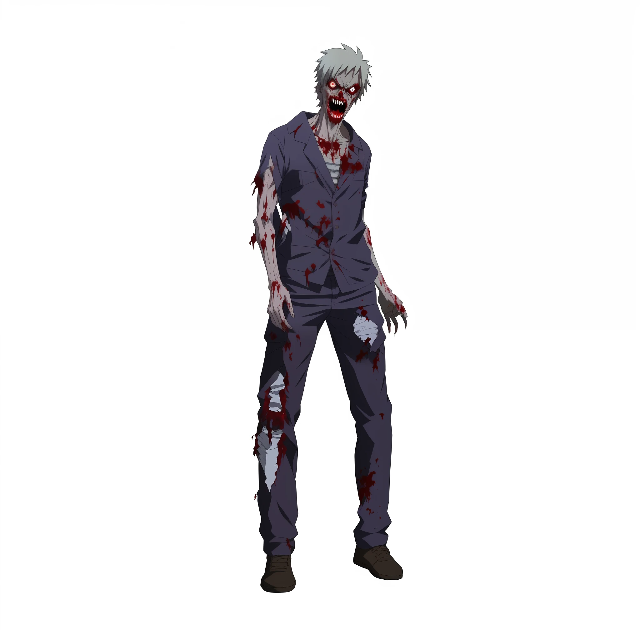 variants of this zombie in anime format