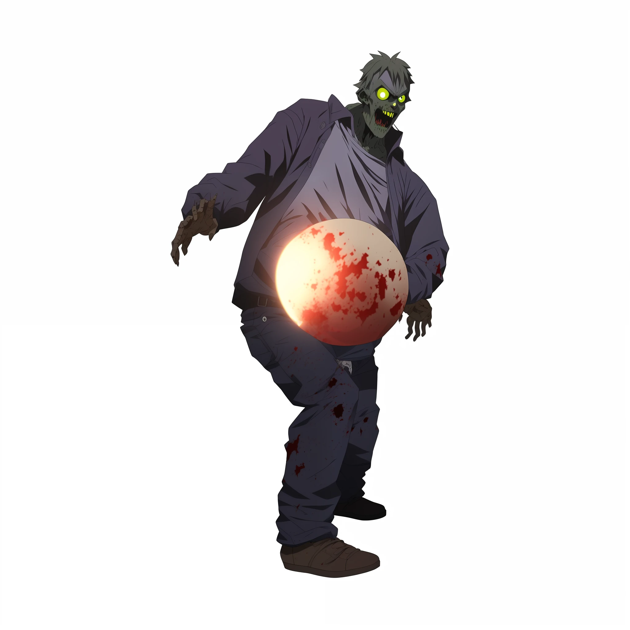 variants of this zombie in anime format