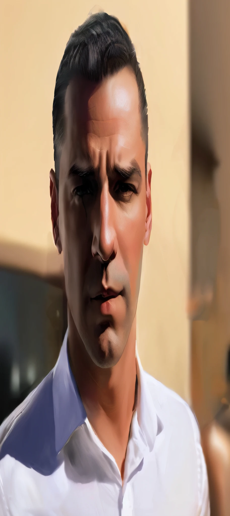 Closeup of a man in a black suit and white hair, Albert Wesker full body portrait, dark suit, wearing a black aristocratic suit, male character, complex suit, human male character art, ((character concept art)), official figure Art, full body detail, full body portrait, dnd rendering of a man, full body concept, (dark old castle background)