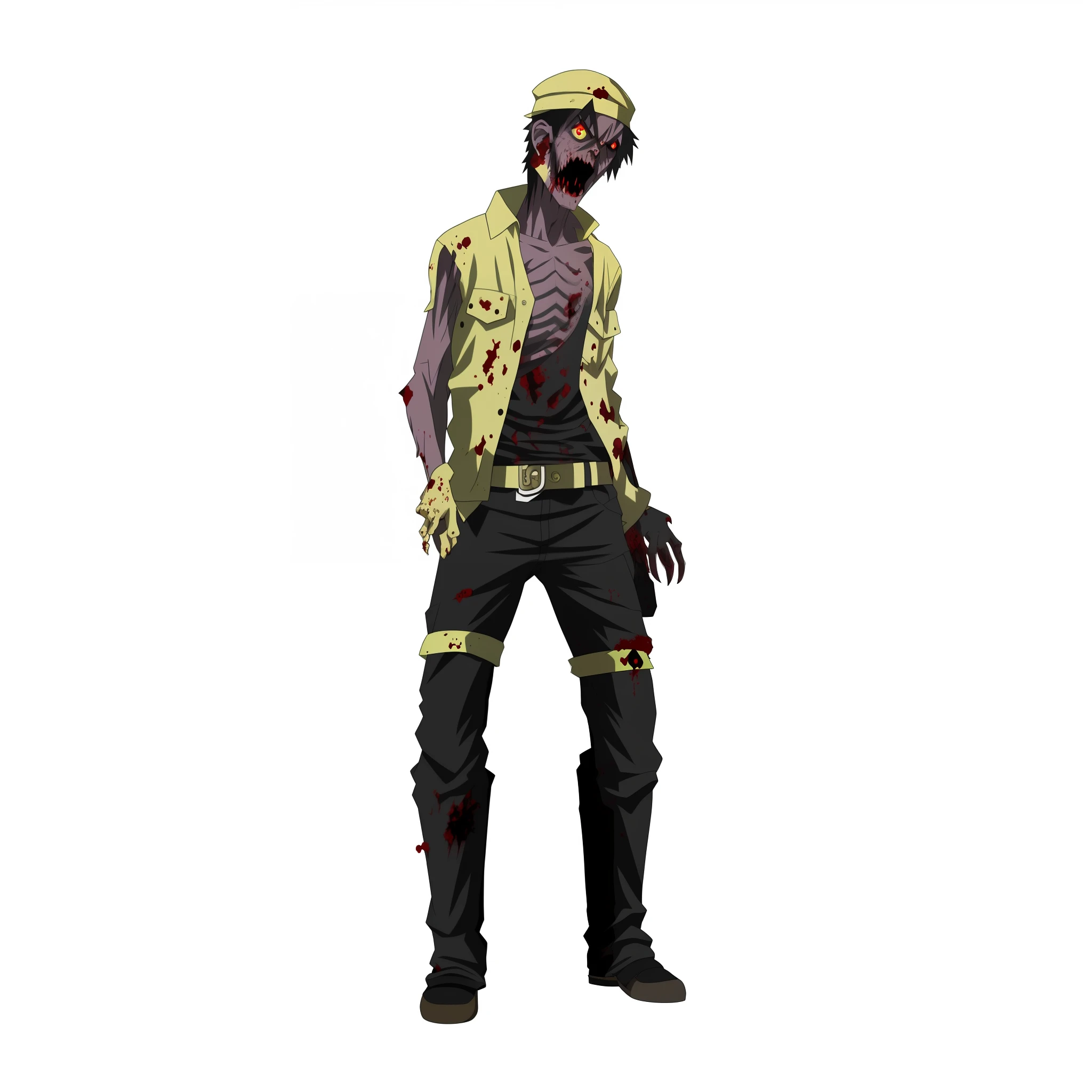 variants of this zombie in anime format