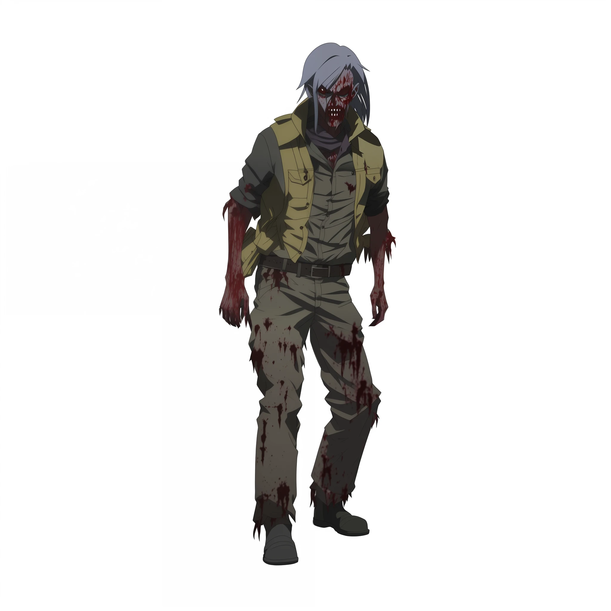 Variants of this zombie in anime format