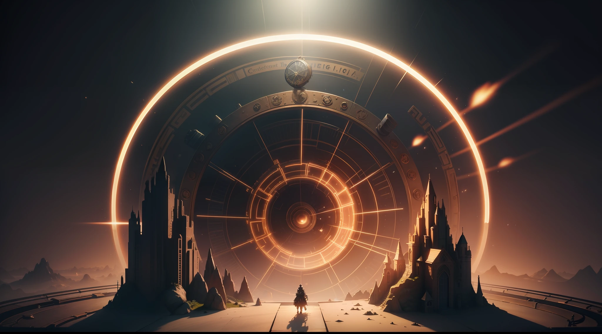 /imagine prompt: illustration of In the time tunnel, a Steampunk piglet passes through time and space ,Steampunk's Piglet::15, Cute Little Pig::18, Traversal dimension::12, Time Tunnel::15, Centered Composition::5, Elevation perspective::12, Unreal Engine::14, Cinematic light::10, Volumetric light::10, Dramatic::8, Fantasy::7, hyper quality::8, Underworld::13, Steampunk::15 --seed 4294967295 --s 400 --q 2 --c 40