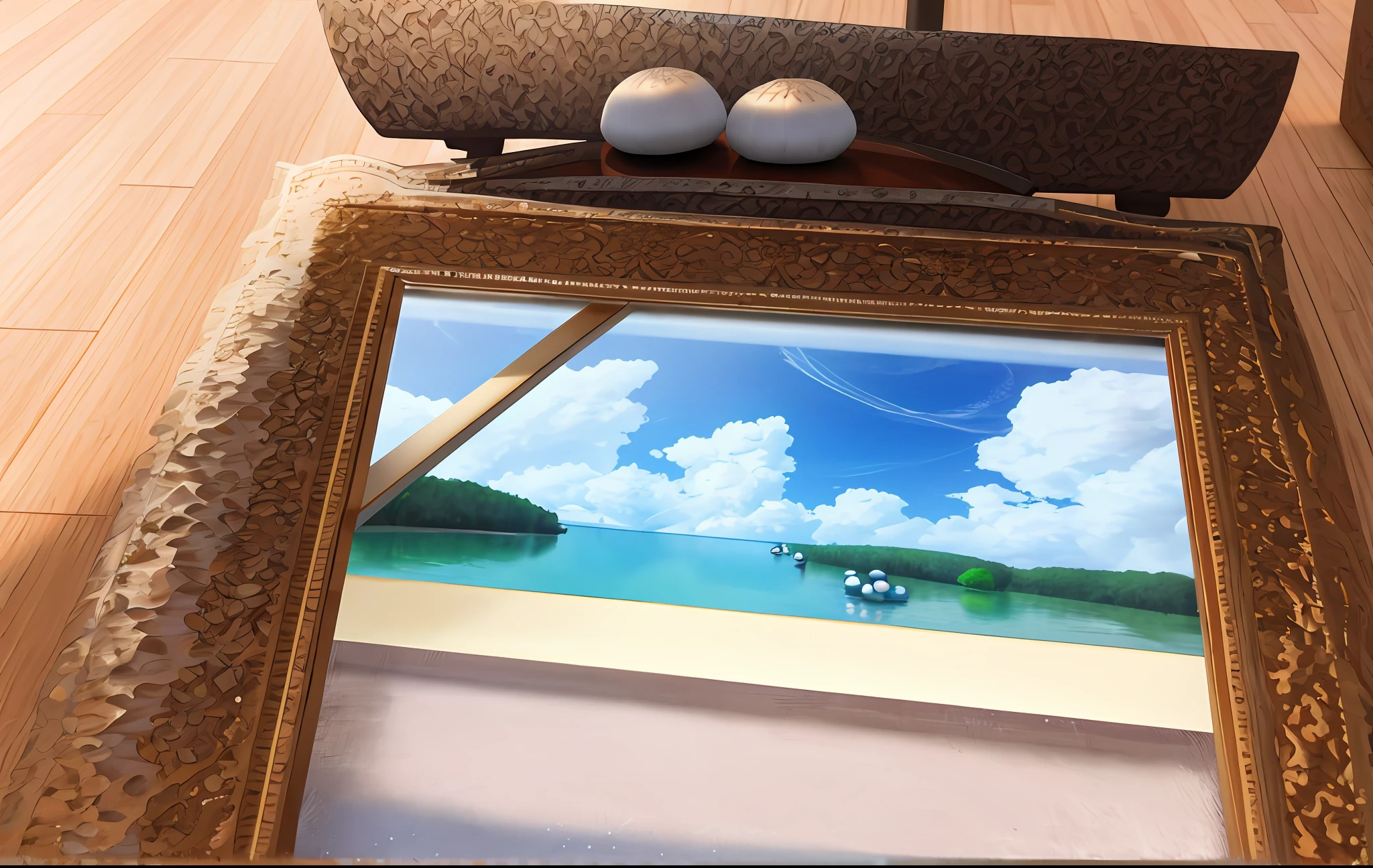 Cottage style artoom 3D fair ce mushroom.