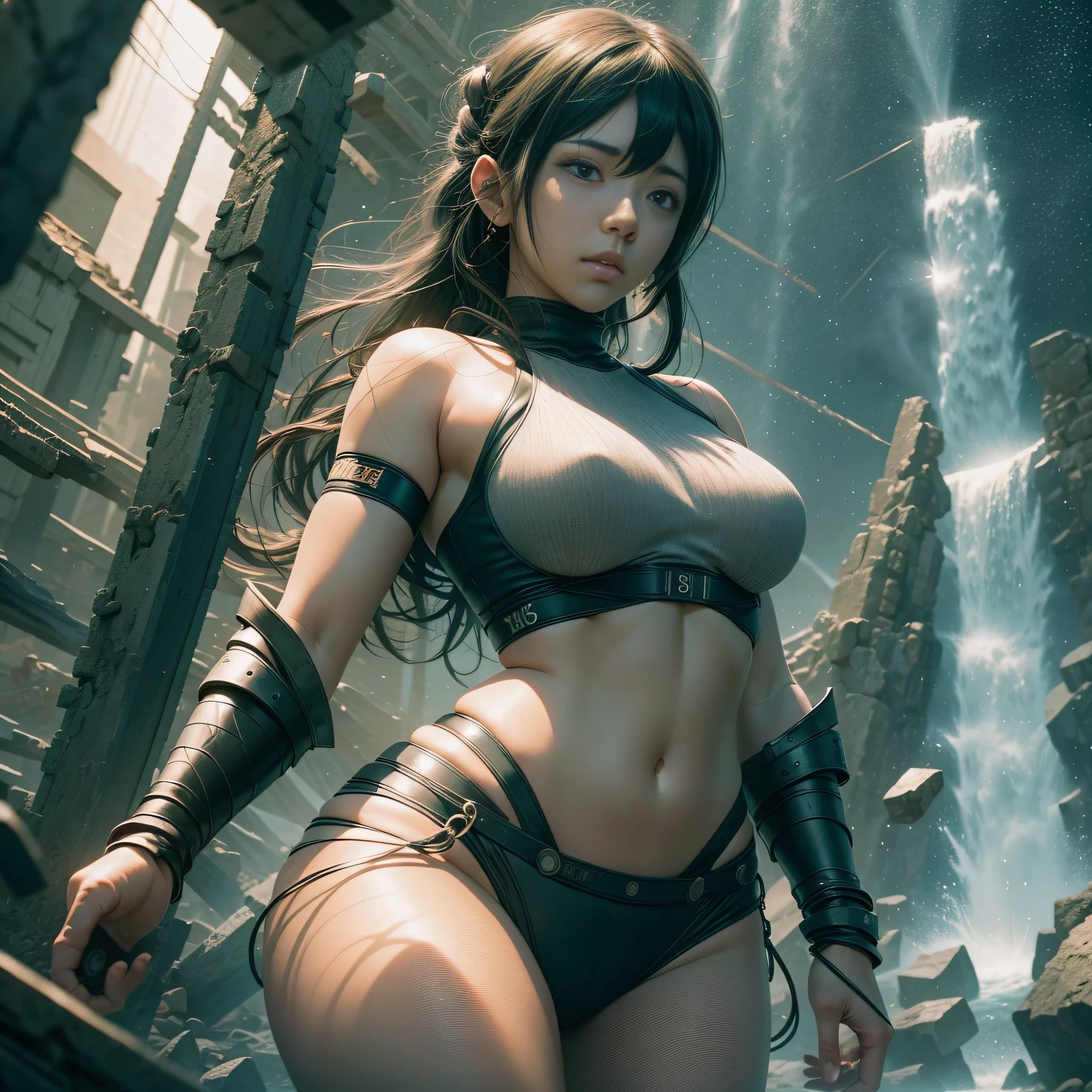 Hinata Hyuga, corpo perfeito, seios grandes, cinematic lighting, 360 view, UHD, masterpiece, best quality, 16k, 8k, high quality.