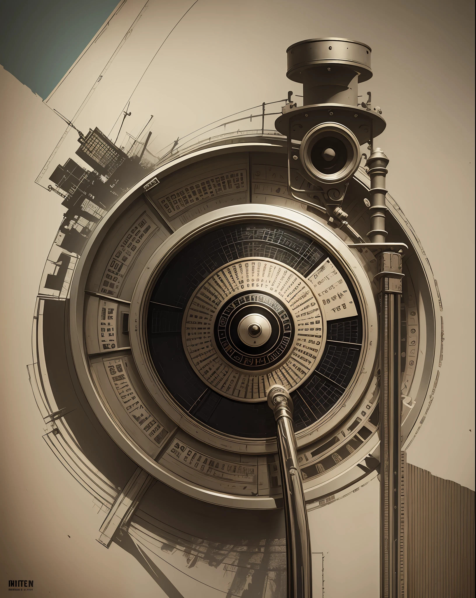 Flayer Film Music School, Vintage Style, Digital Art, Realistic, Intricate Details, 16K, --auto --s2