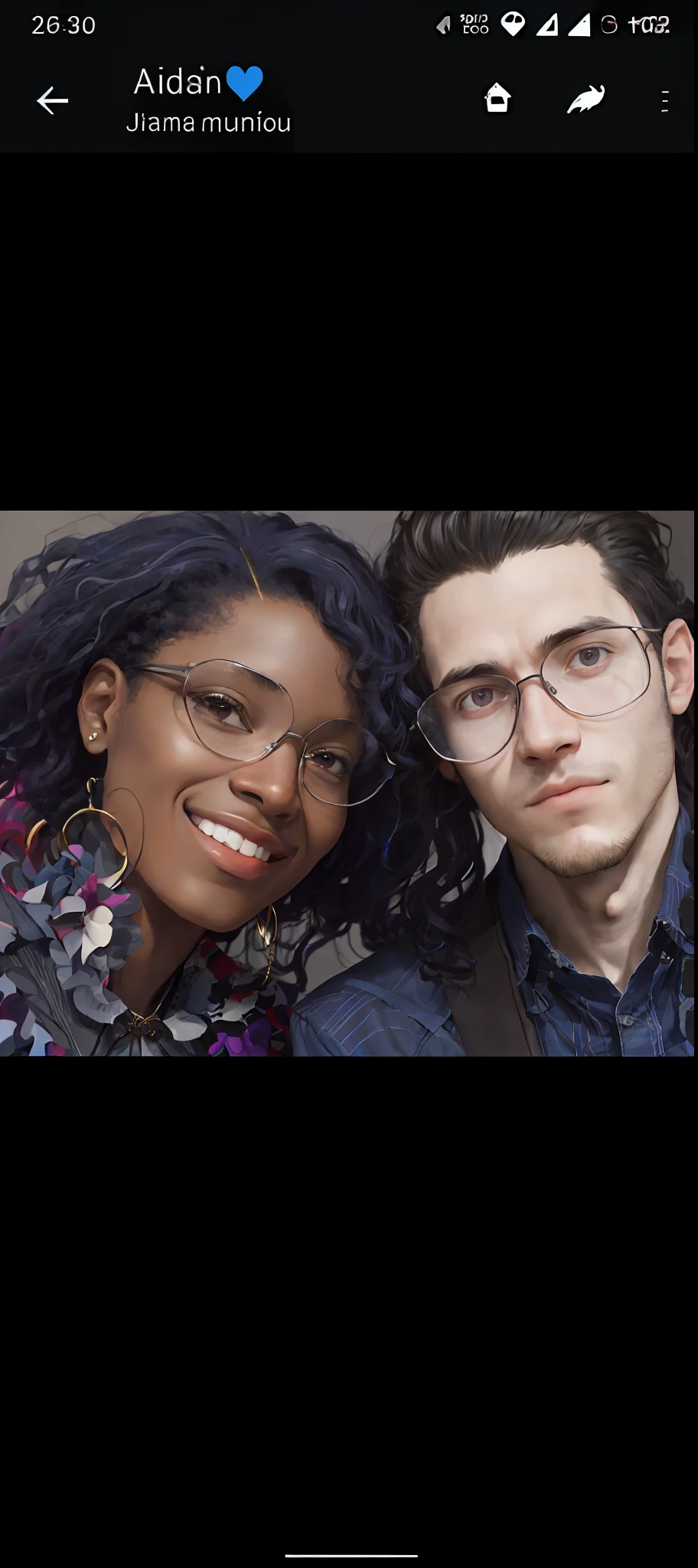 there is a man and woman taking a selfie together, high quality portrait, profile picture, aida muluneh, profile pic, by Dan Frazier, by Aneurin Jones, happy couple, by Jason Benjamin, by Andrée Ruellan, humans of new york style, arian mark, jordan lamarre - wan, diverse eyes!, large friendly eyes, beautiful people