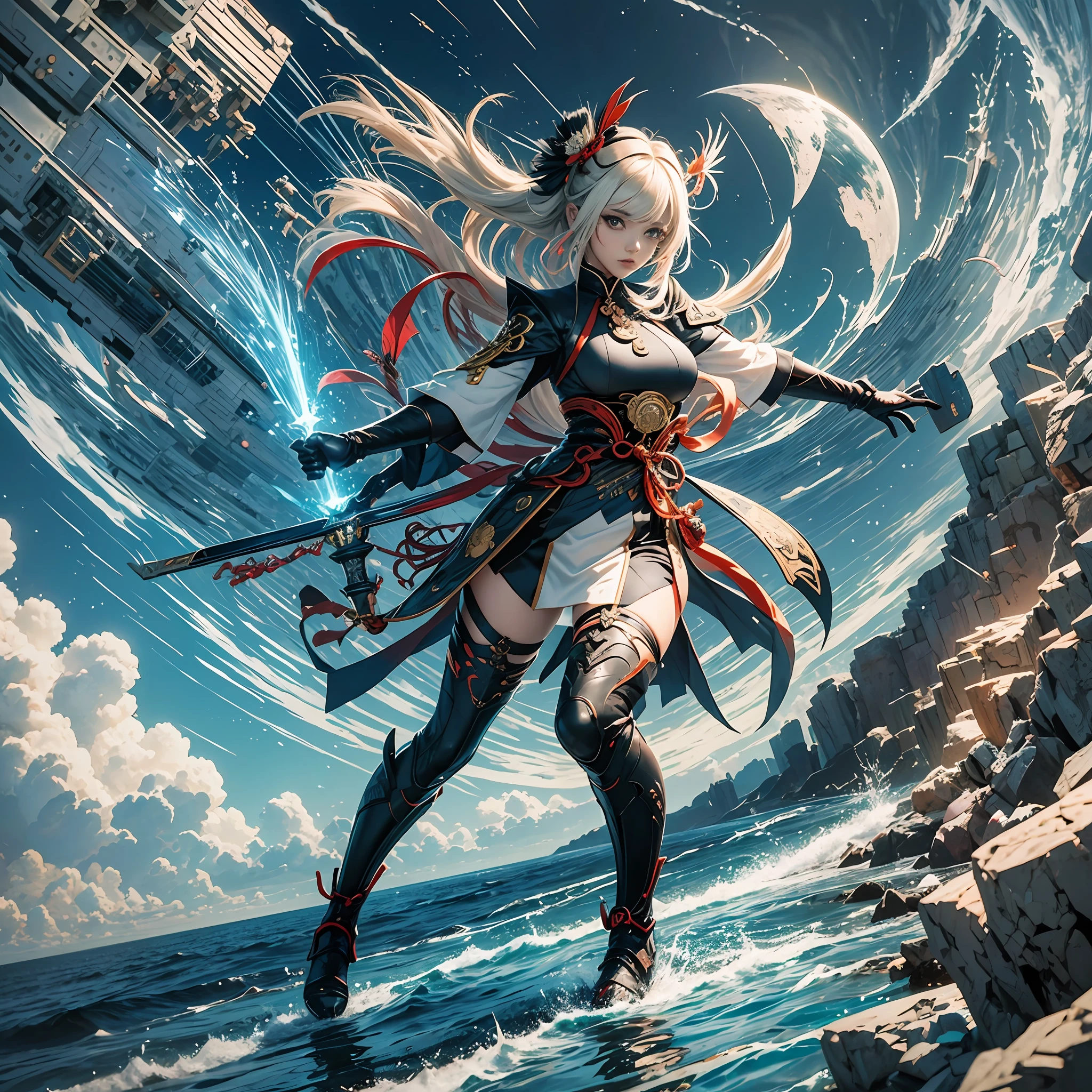 genshin impact character, smooth beautful face, fullbody, solo --auto --s2