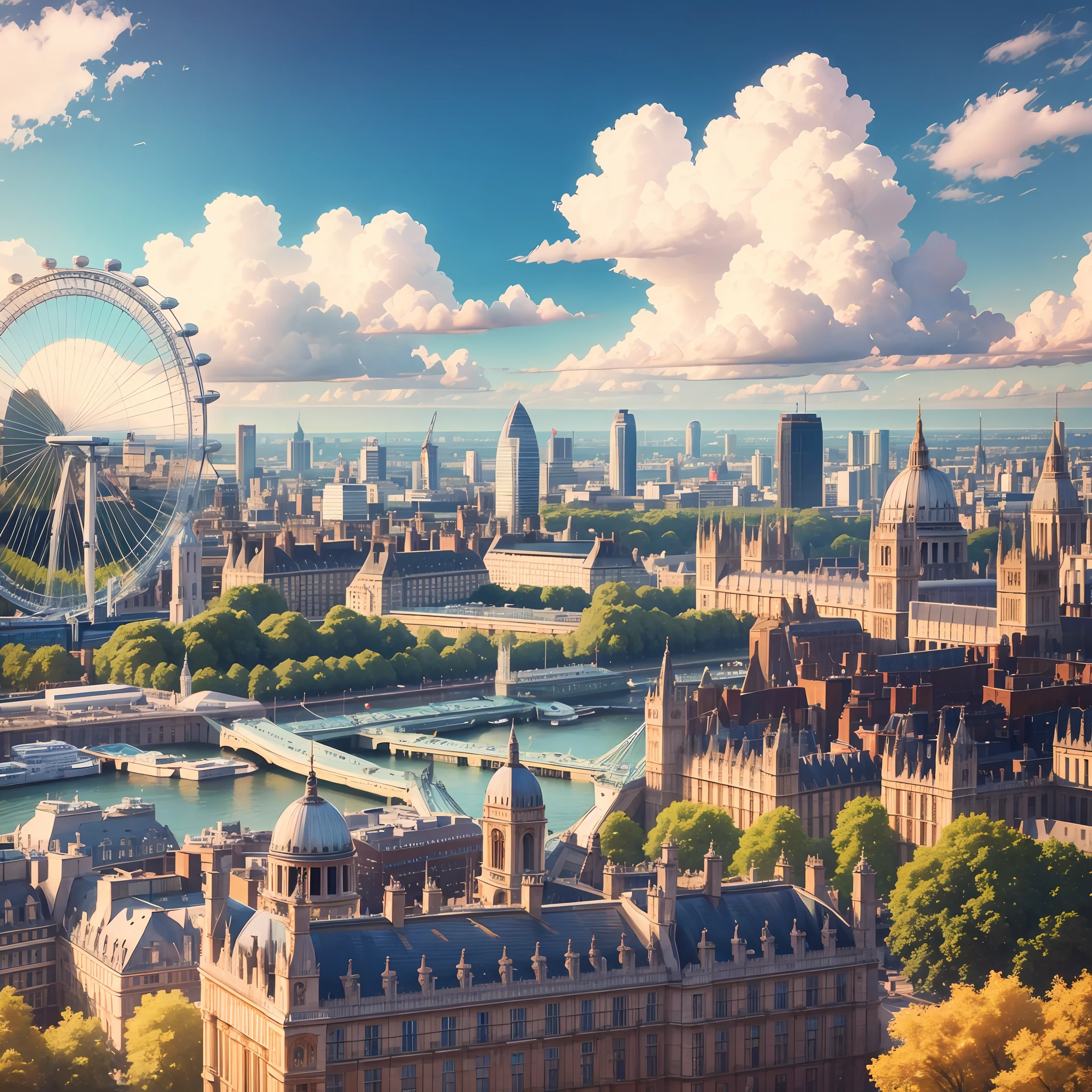London Eye Sunny Day --auto --s2
