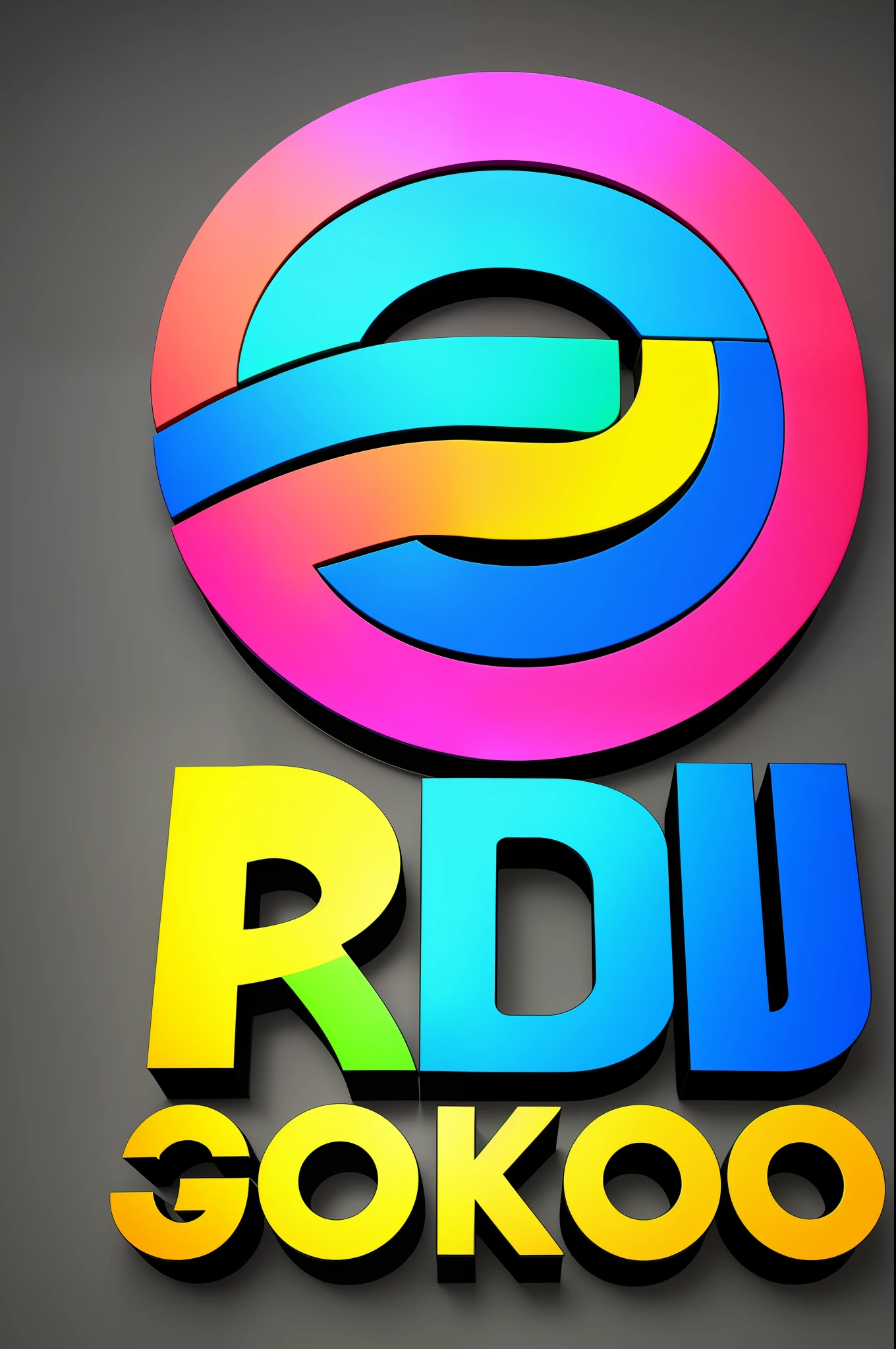Logo, 3d, name Good Too Karaoke,