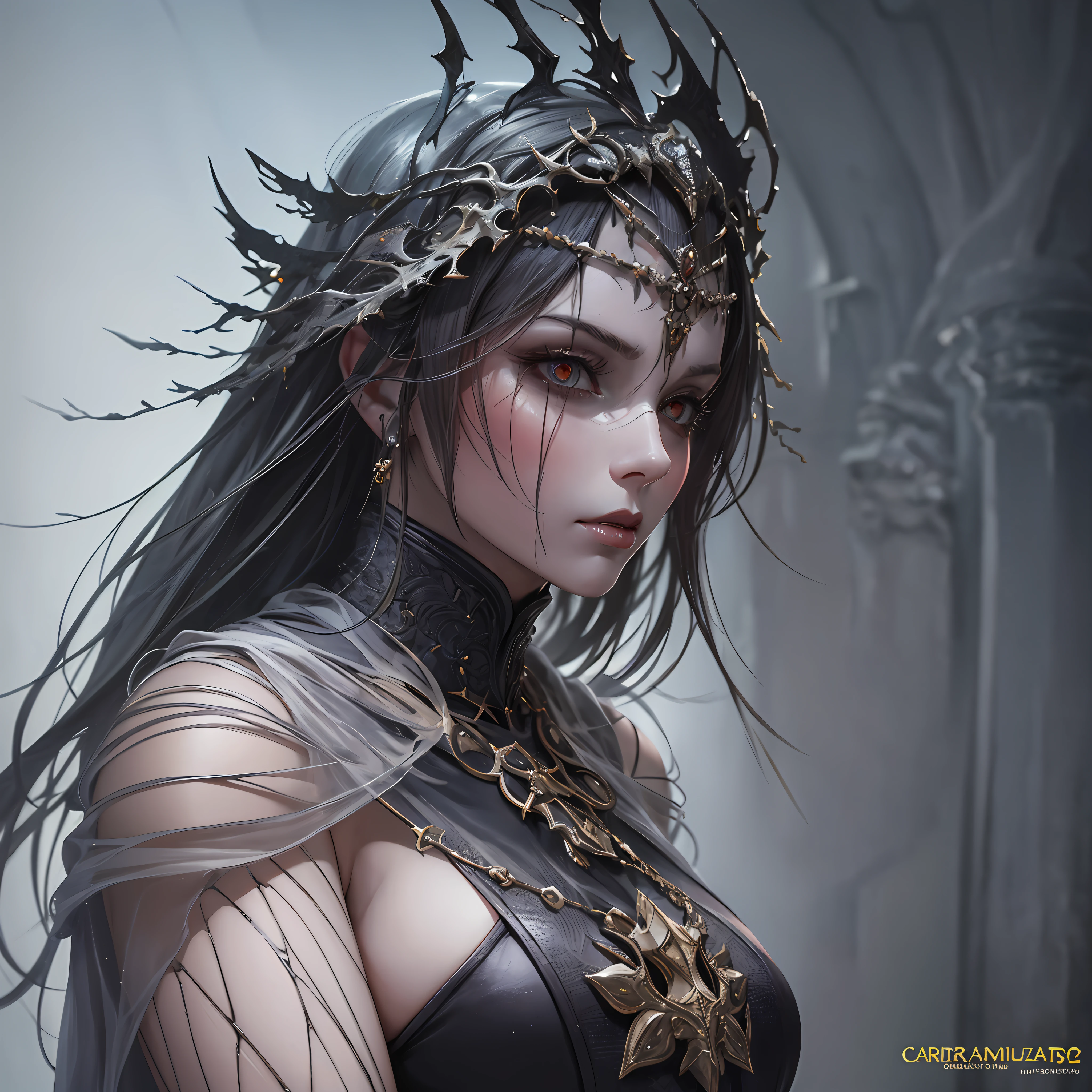 Girl mullate as a dark souls boss, body covered in blood, dark souls boss, perfect face, cinematic, beautifully lit, by artgerm, by cra Mozart, by karol bak, 3 d, perfect face and body, trending on artstation, octane render, 8 k --auto --s2