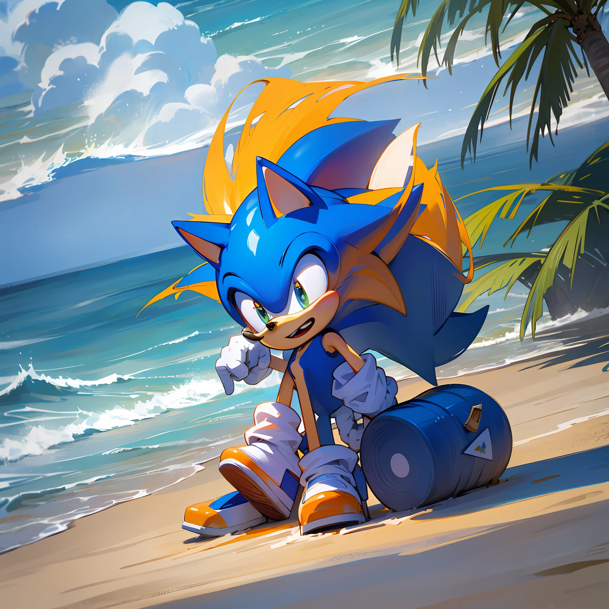Sonic on the beach --auto --s2