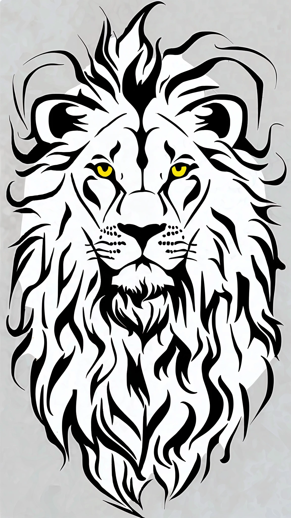 a lion head logo, svg