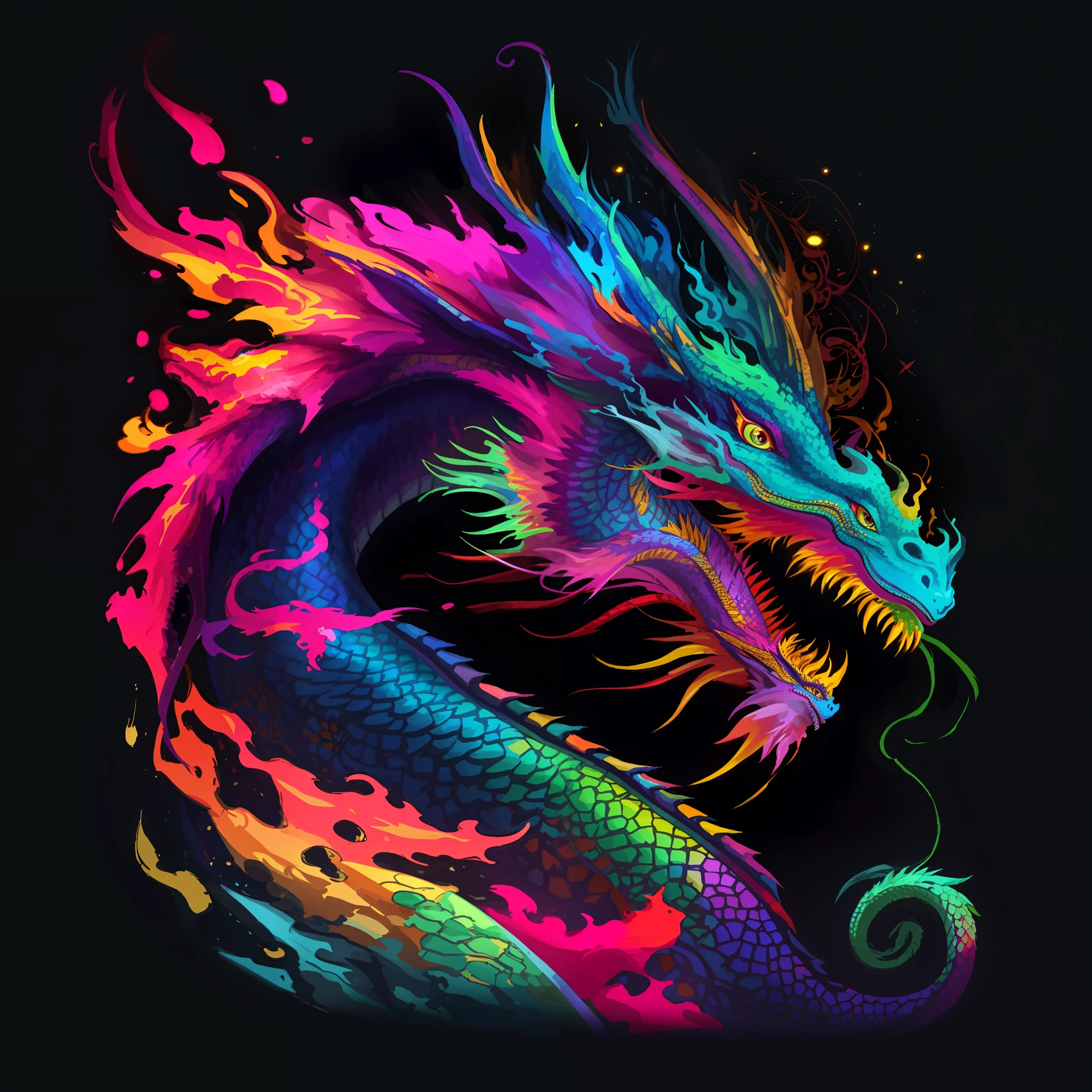a colorful dragon with bright colors on its face, dragon art, full of colors and rich detail, highly intricate and colorful, intricate colorful masterpiece, bright colors highly detailed, colorful intricate masterpiece, highly intricate in technicolor, ''dragon breathing fire, strong and vibrant colors, mythical creature, intricate vibrant colors, amoled wallpaper, high detailed colors, epic dragon