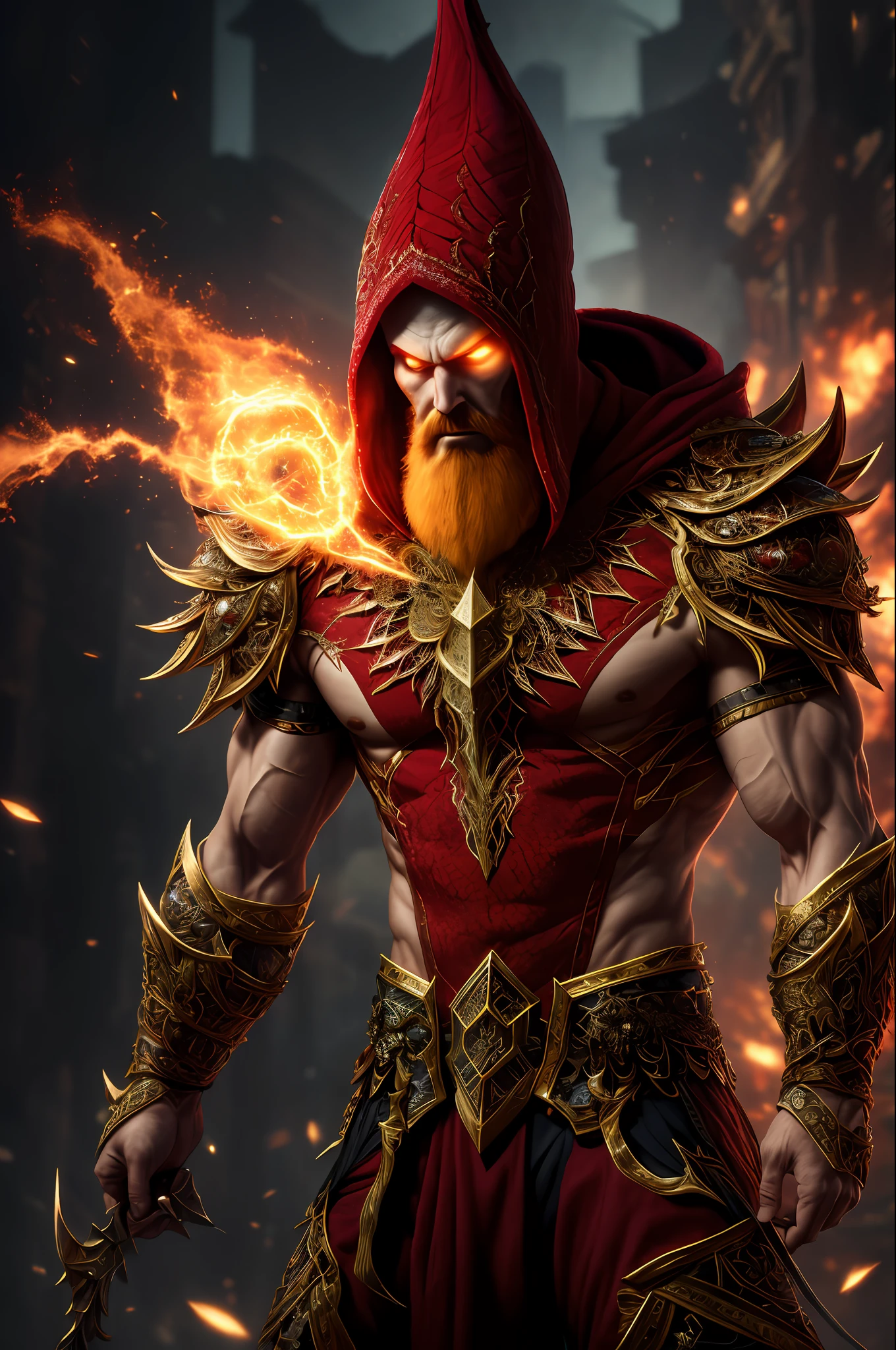 (extremely detailed 8k wallpaper), a medium shot shot of a fearful, intricate, high detail, dramatic, 1:1 size necromancer