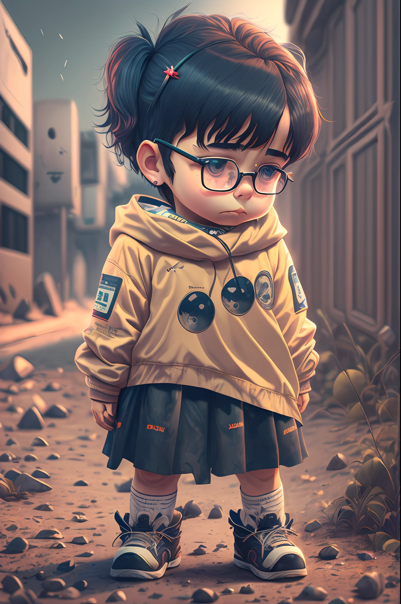 Sad child 8k --auto --s2