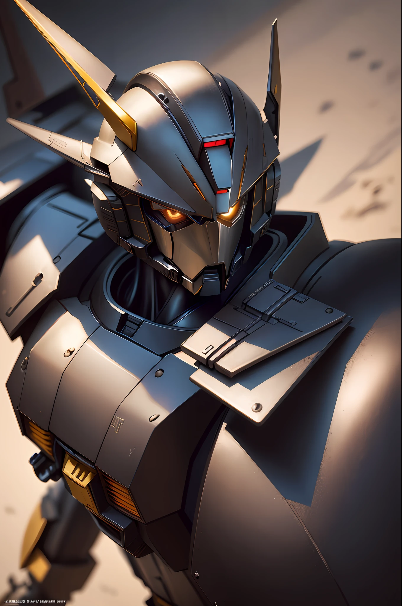 ((masterpiece)),((best quality)),((high detail)),((realistic)), high quality shadow, high detail, cinematic light, side lighting, sharp focus, (Gundam:1.0)