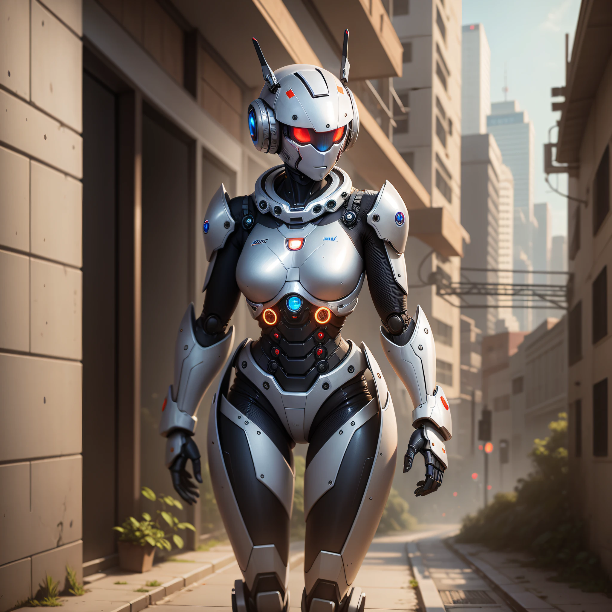 realistic robot character
